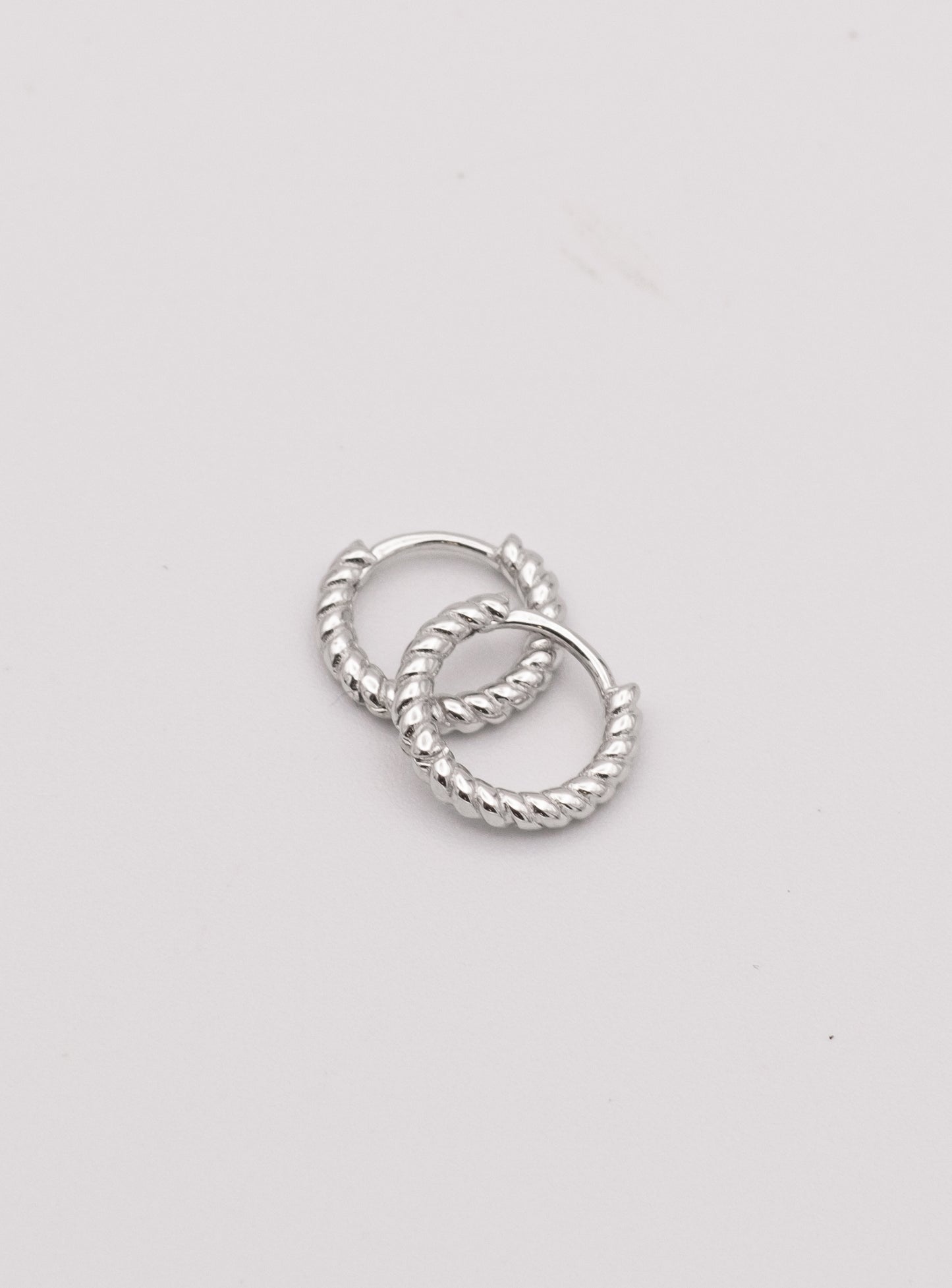 Malek Scaled Huggie Earrings