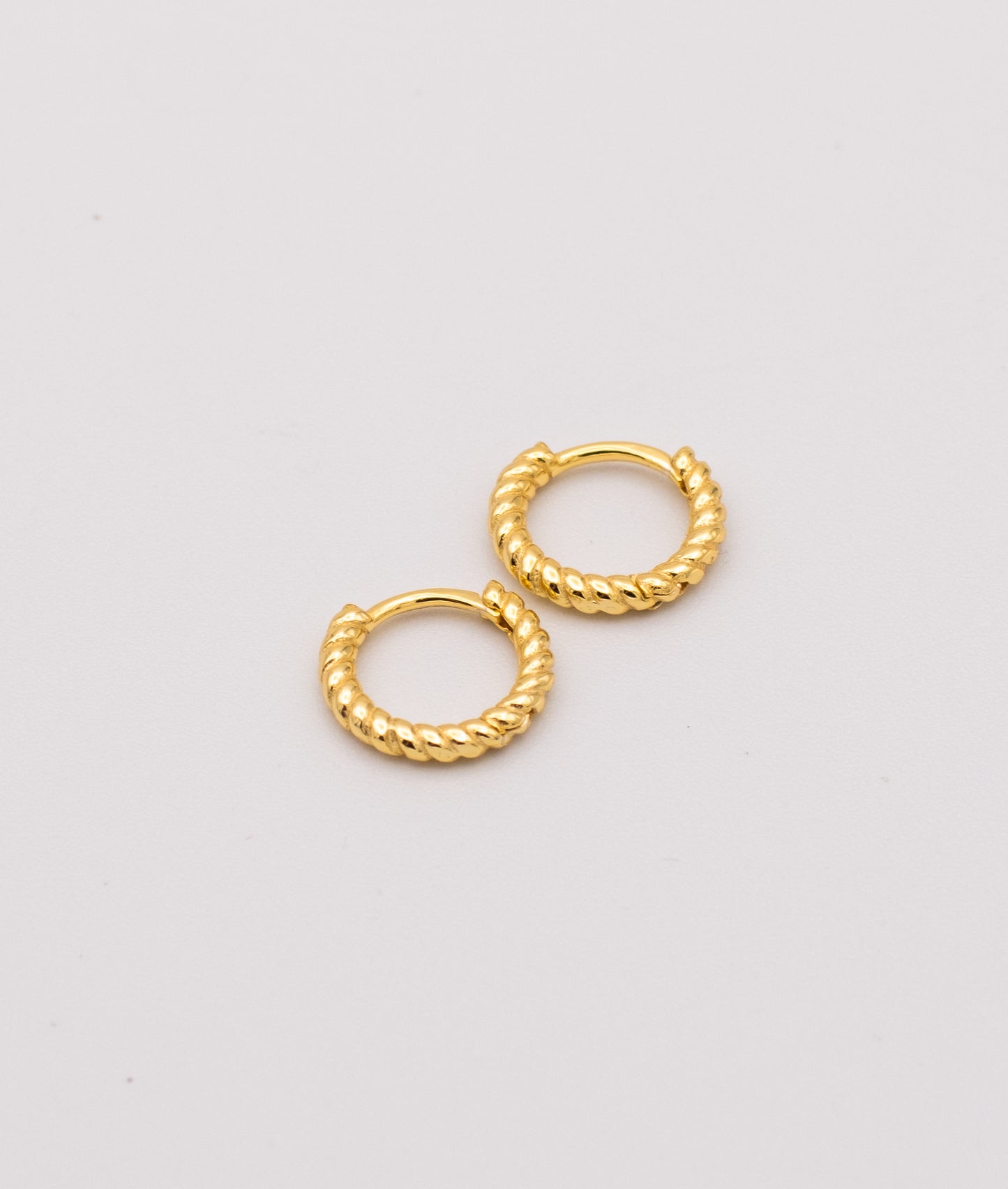 Malek Scaled Huggie Earrings