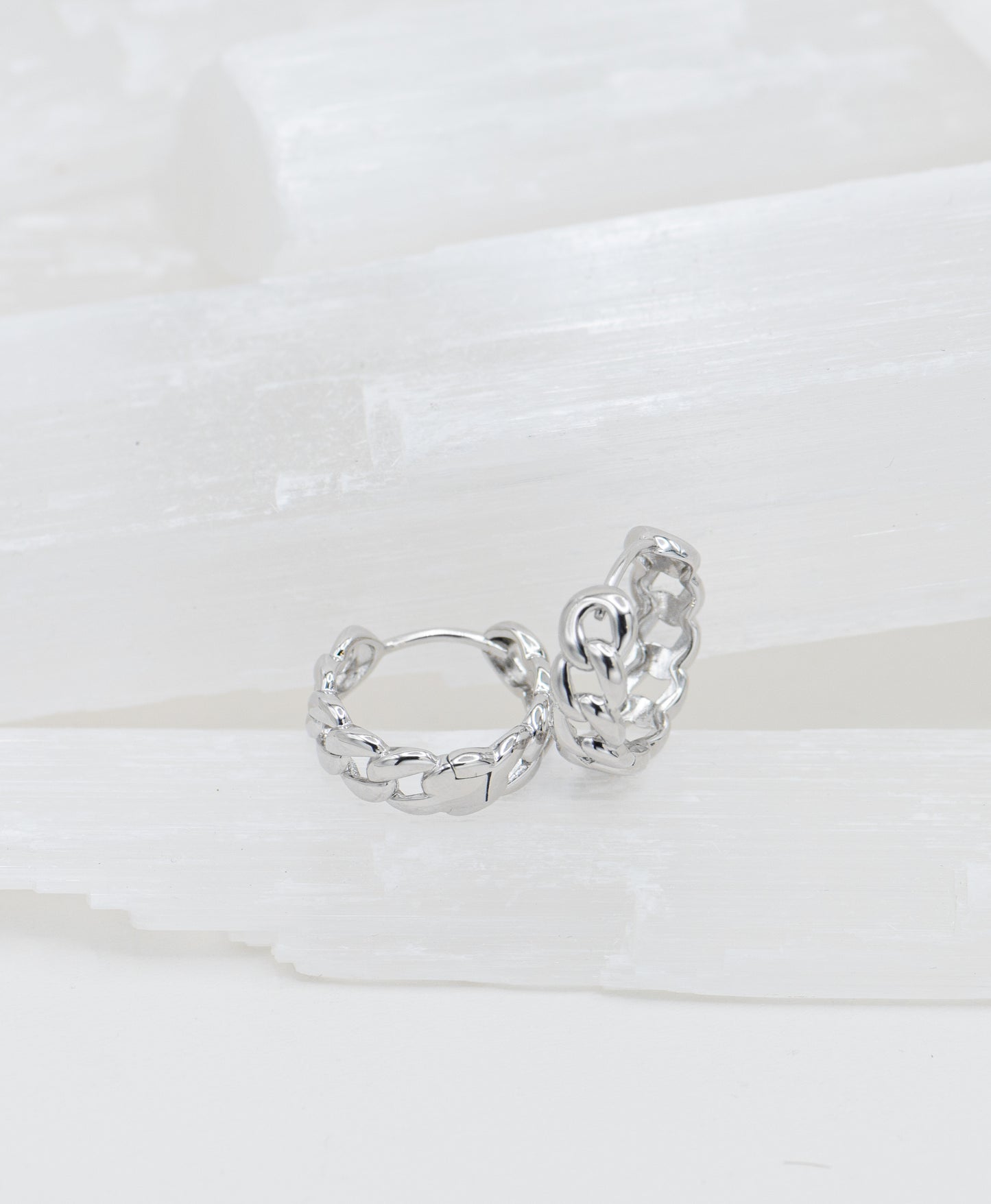 Harriet Cuban Chain Earrings