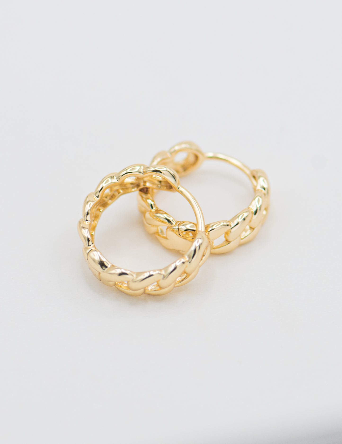 Harriet Cuban Chain Earrings