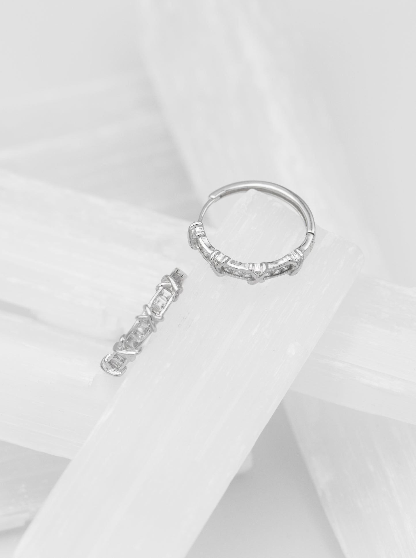 Leslie Cross Hatch Earrings