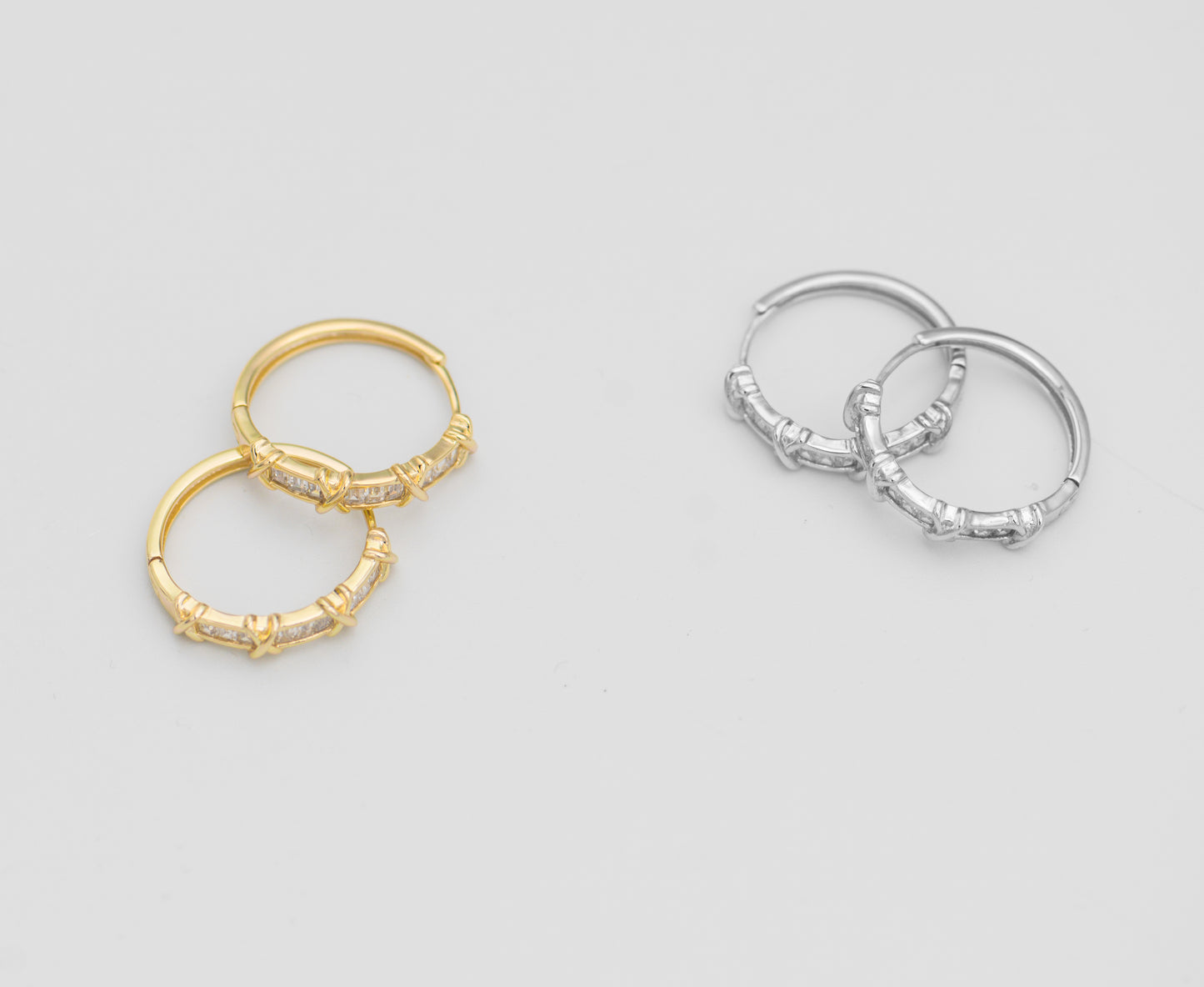 Leslie Cross Hatch Earrings