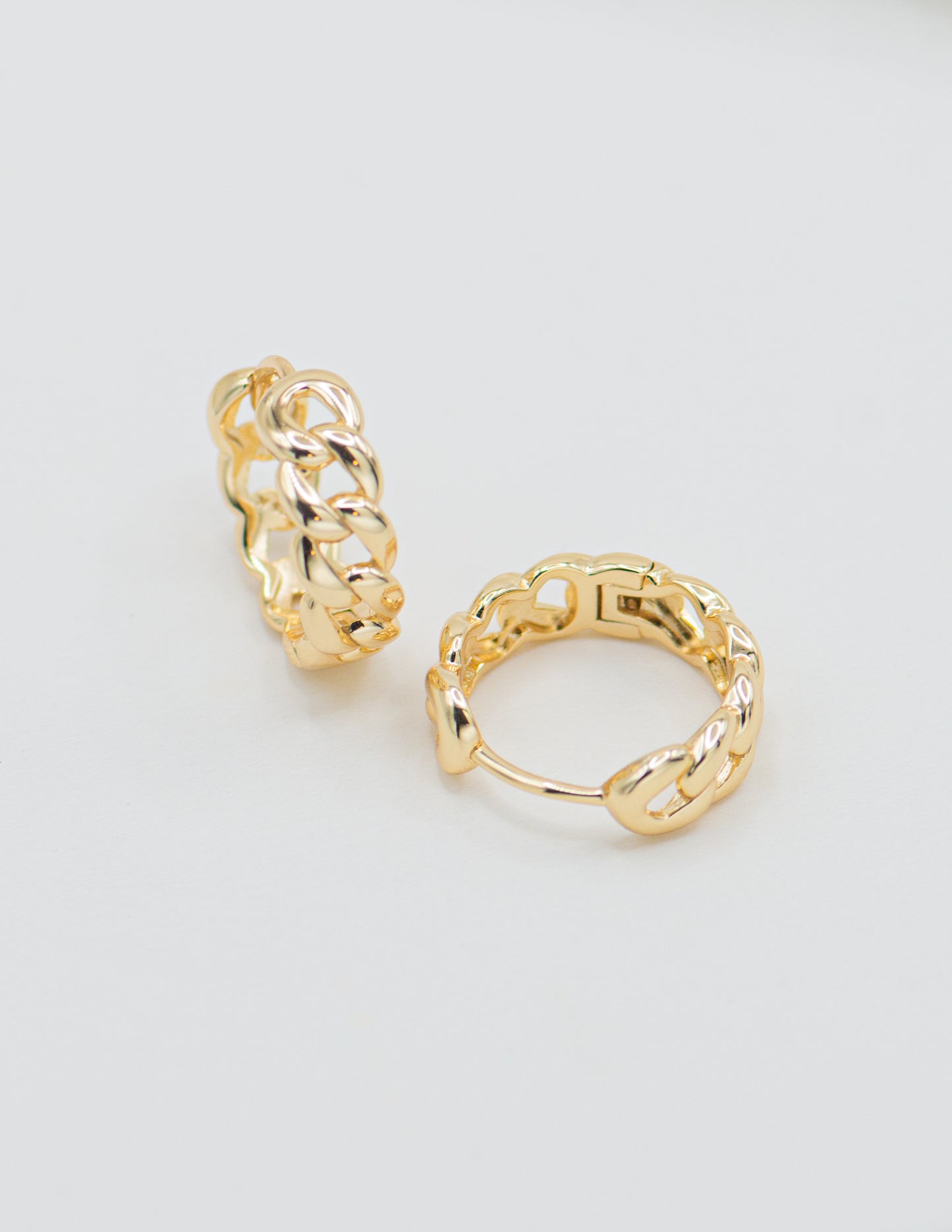 Harriet Cuban Chain Earrings
