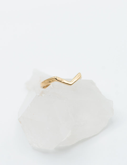 Recreated vintage V ring 0057