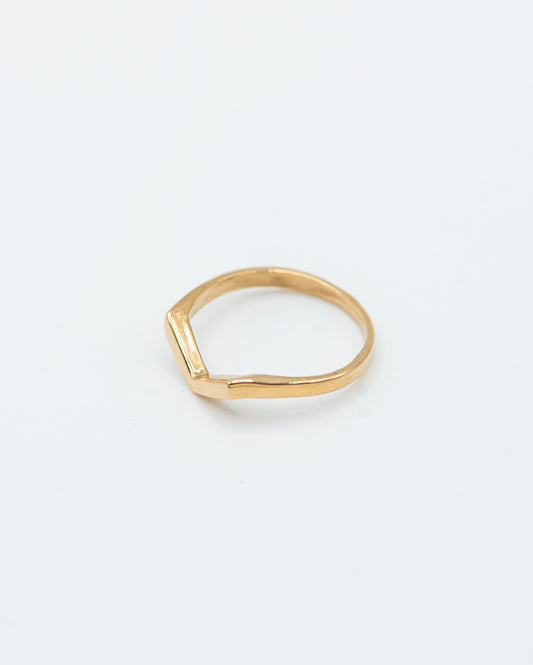 Recreated vintage V ring 0057