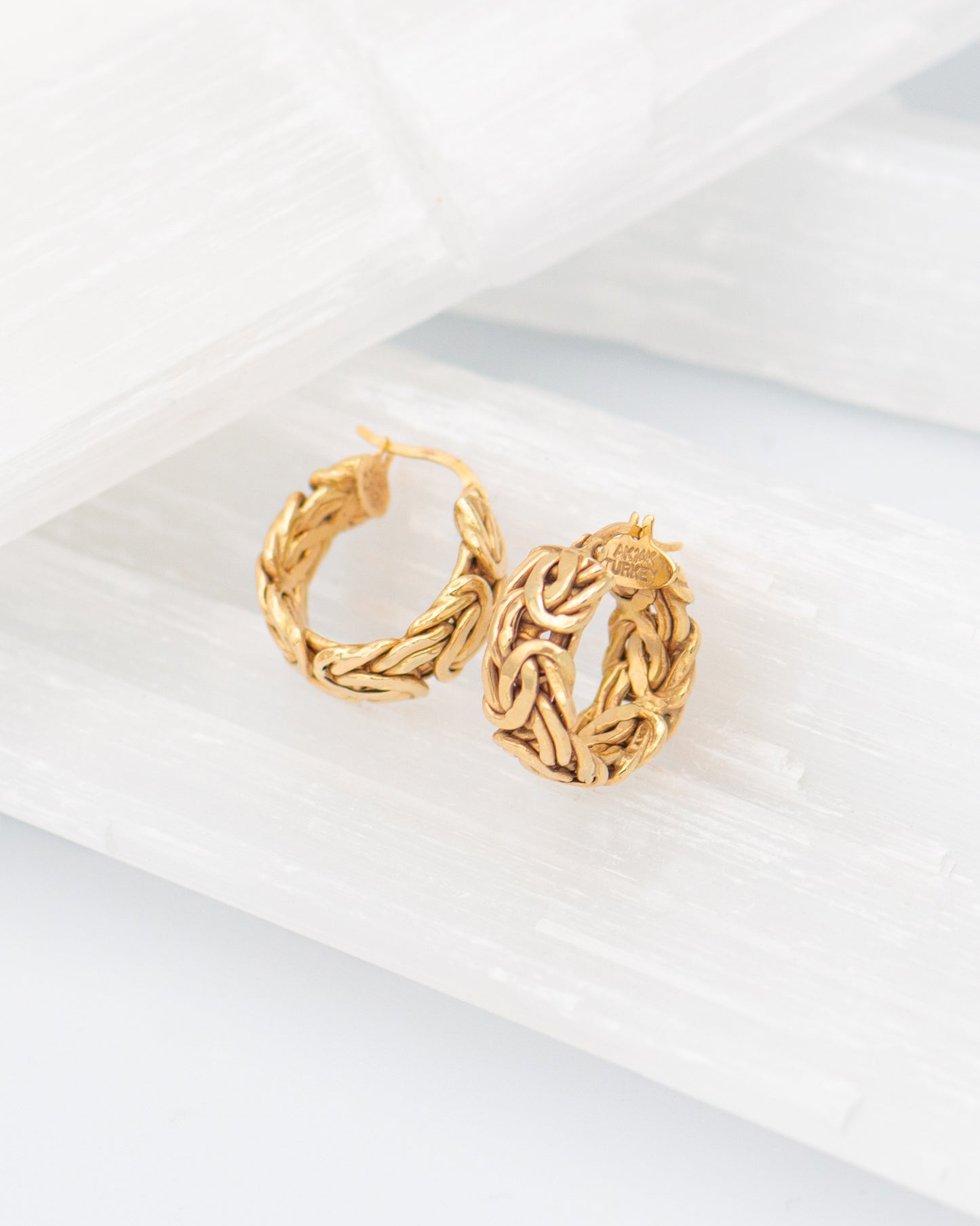 Brandy Braided Hoops