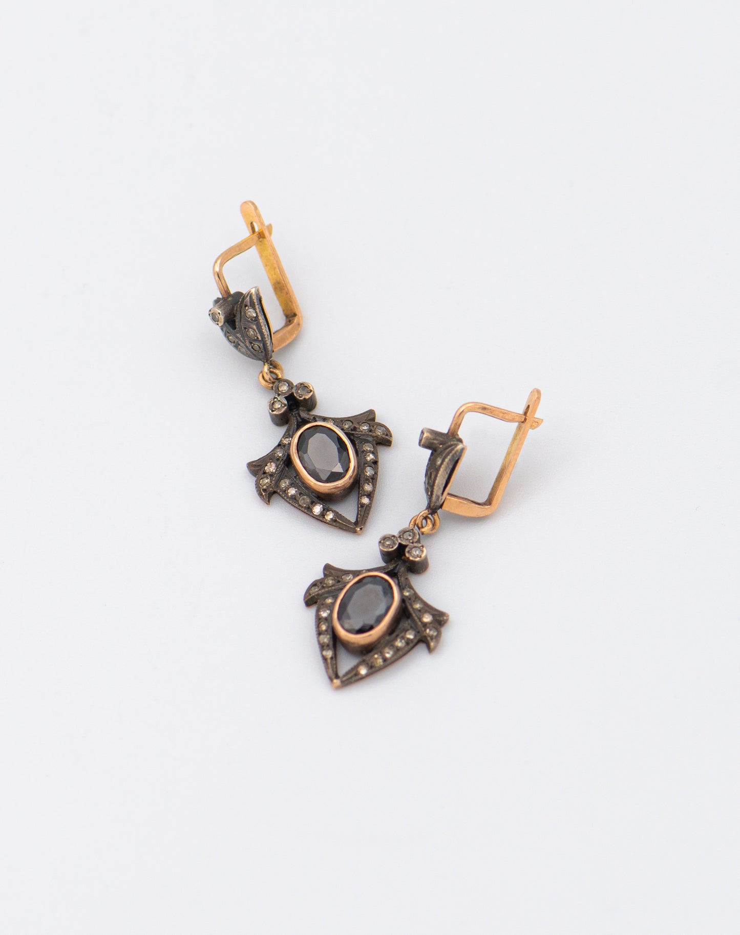 Grady Garnet Earrings