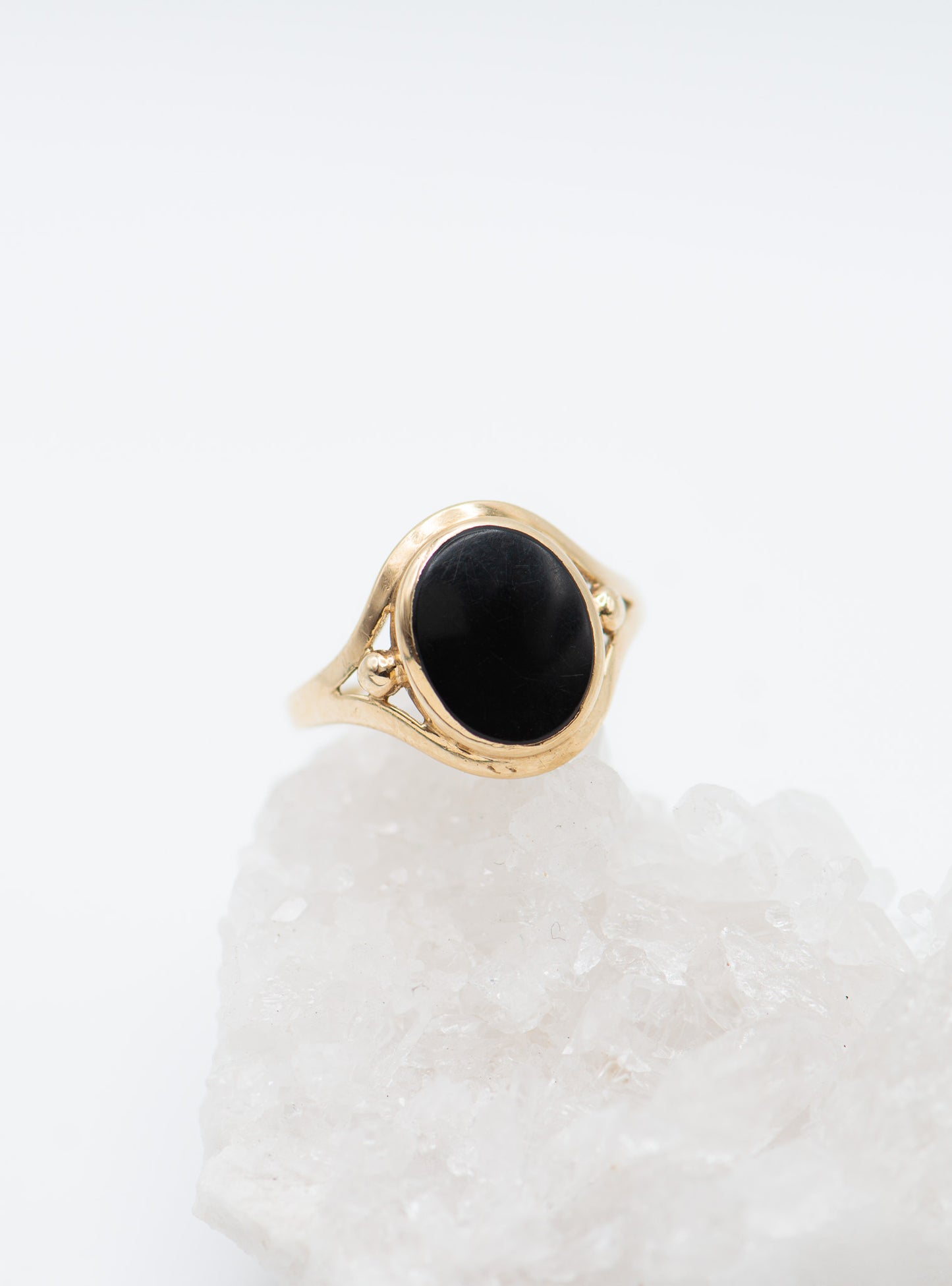 Vintage 1960's Onyx Ring