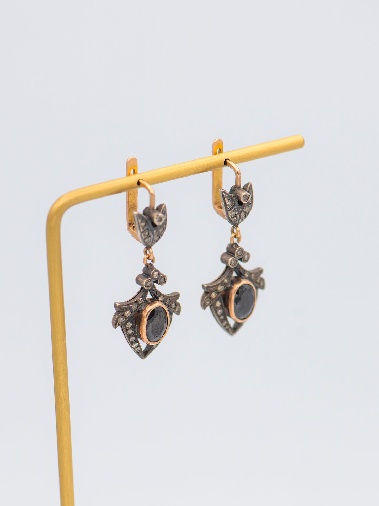 Grady Garnet Earrings