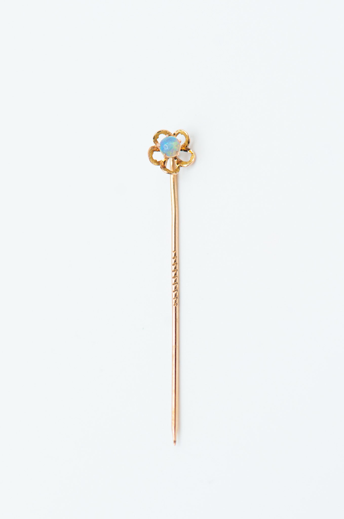 Victorian Era Opal Flower Pin