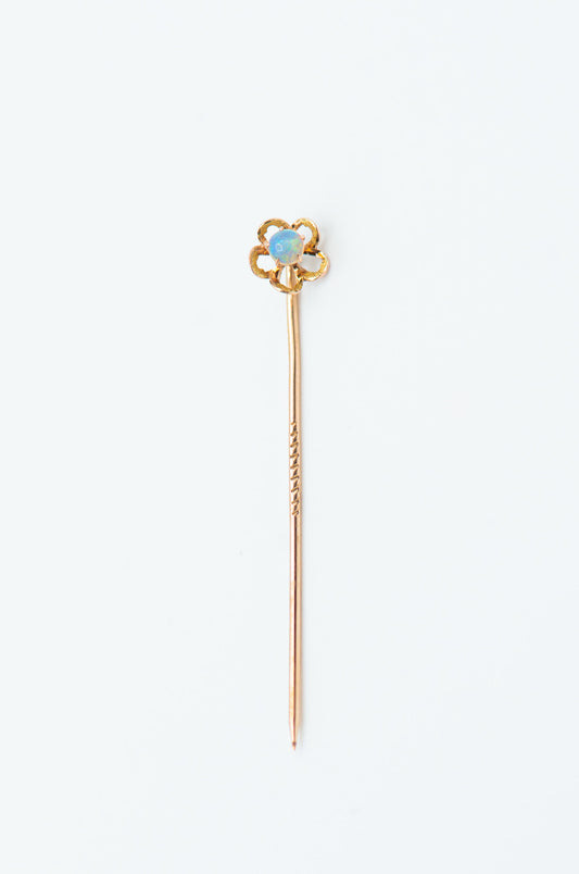 Victorian Era Opal Flower Pin