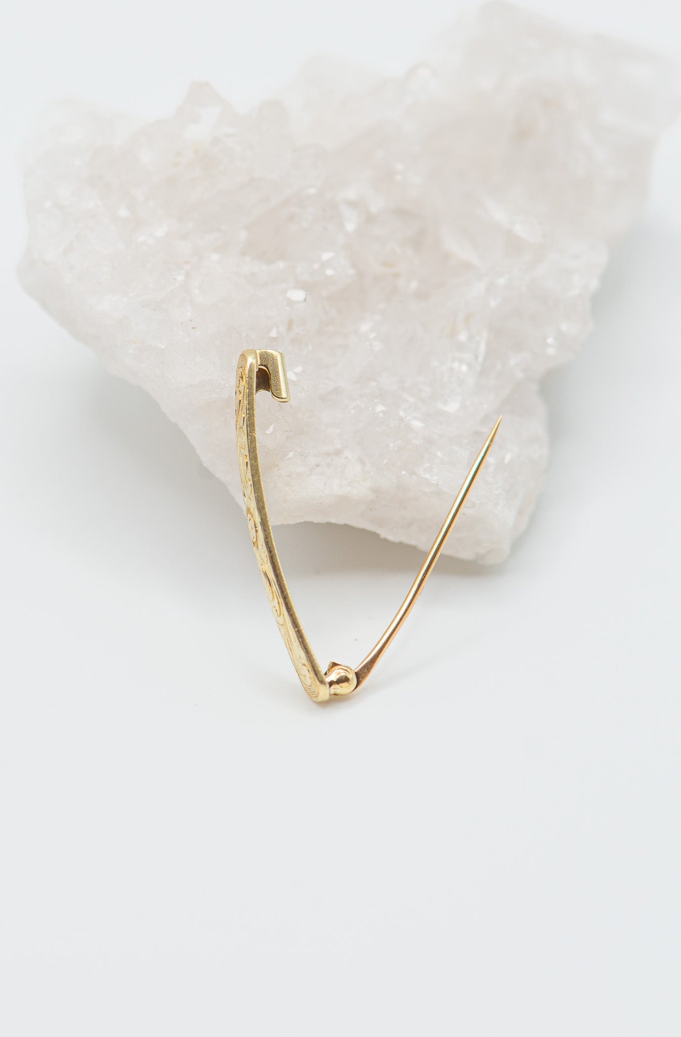 Victorian Hand-Engraved Pin