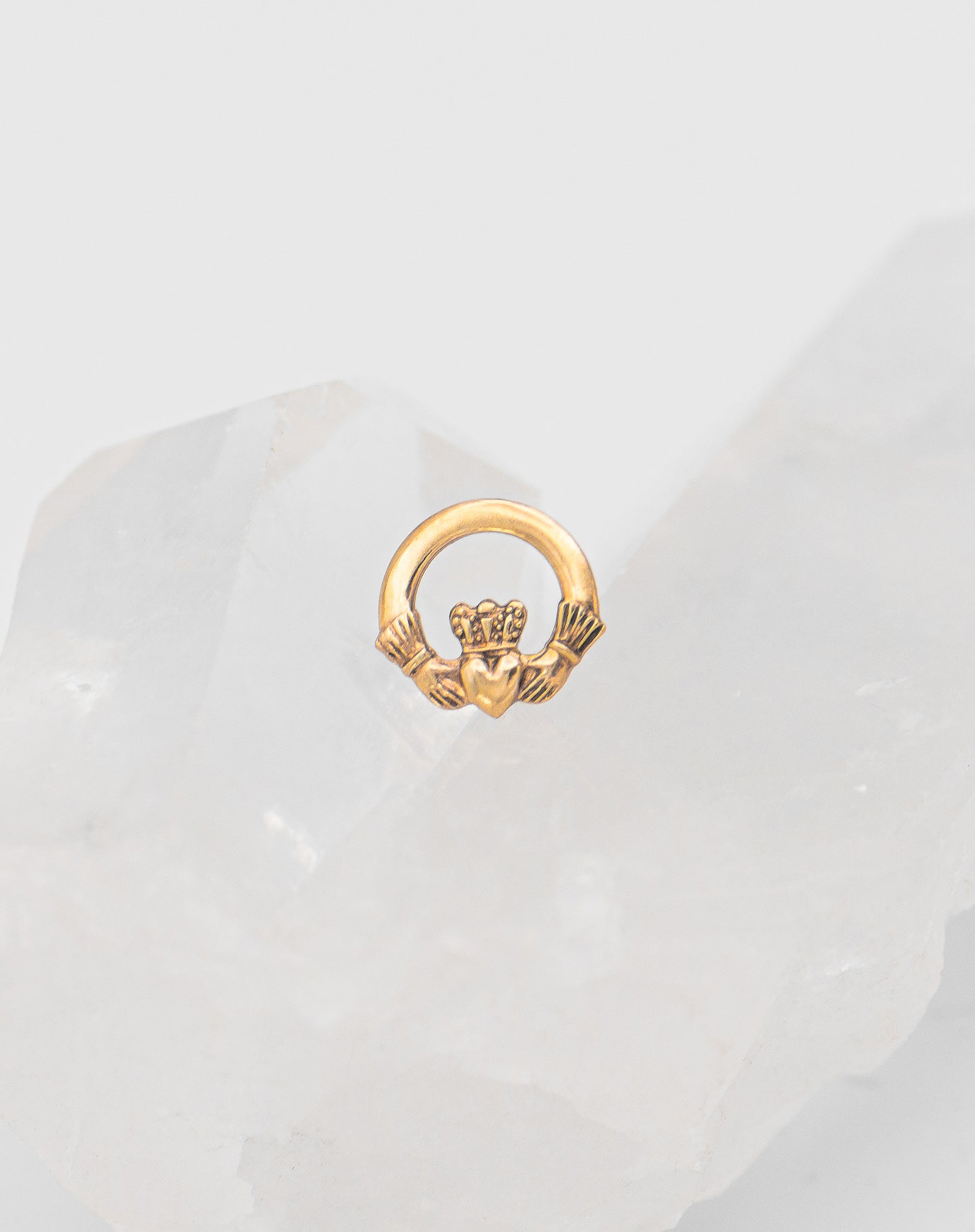 Claddagh Stud Earrings