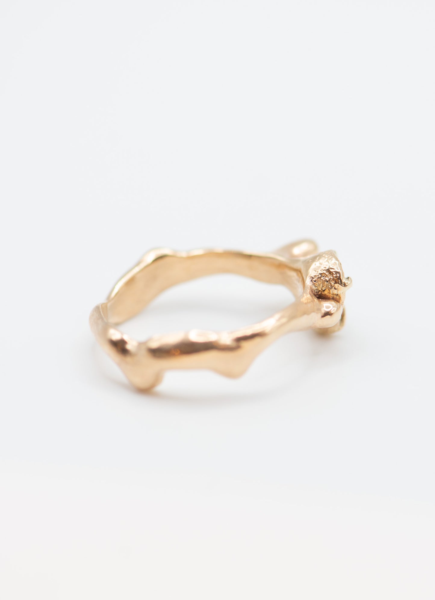 Black Tourmaline Freeform Ring
