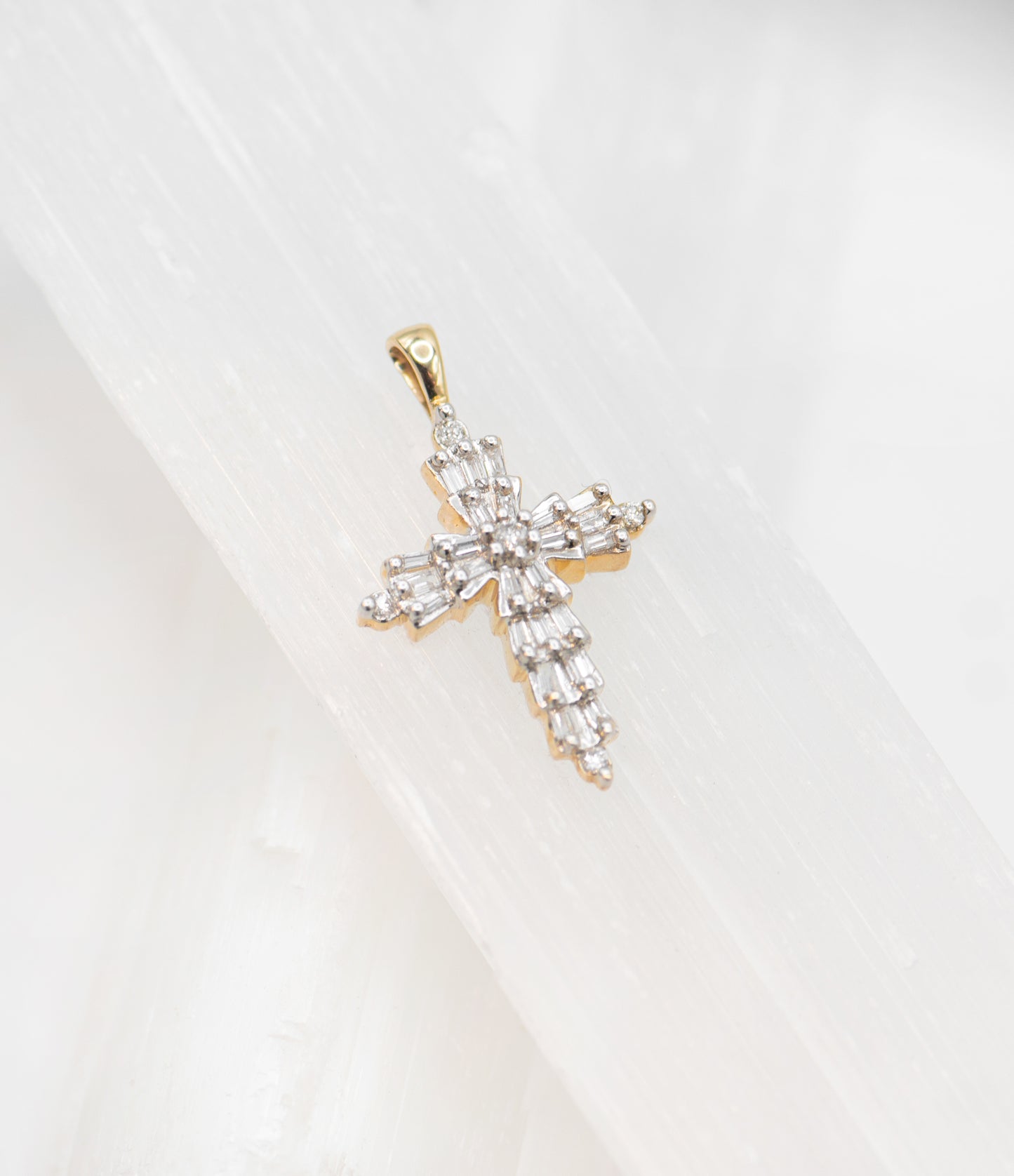 Bejeweled Cross Charm