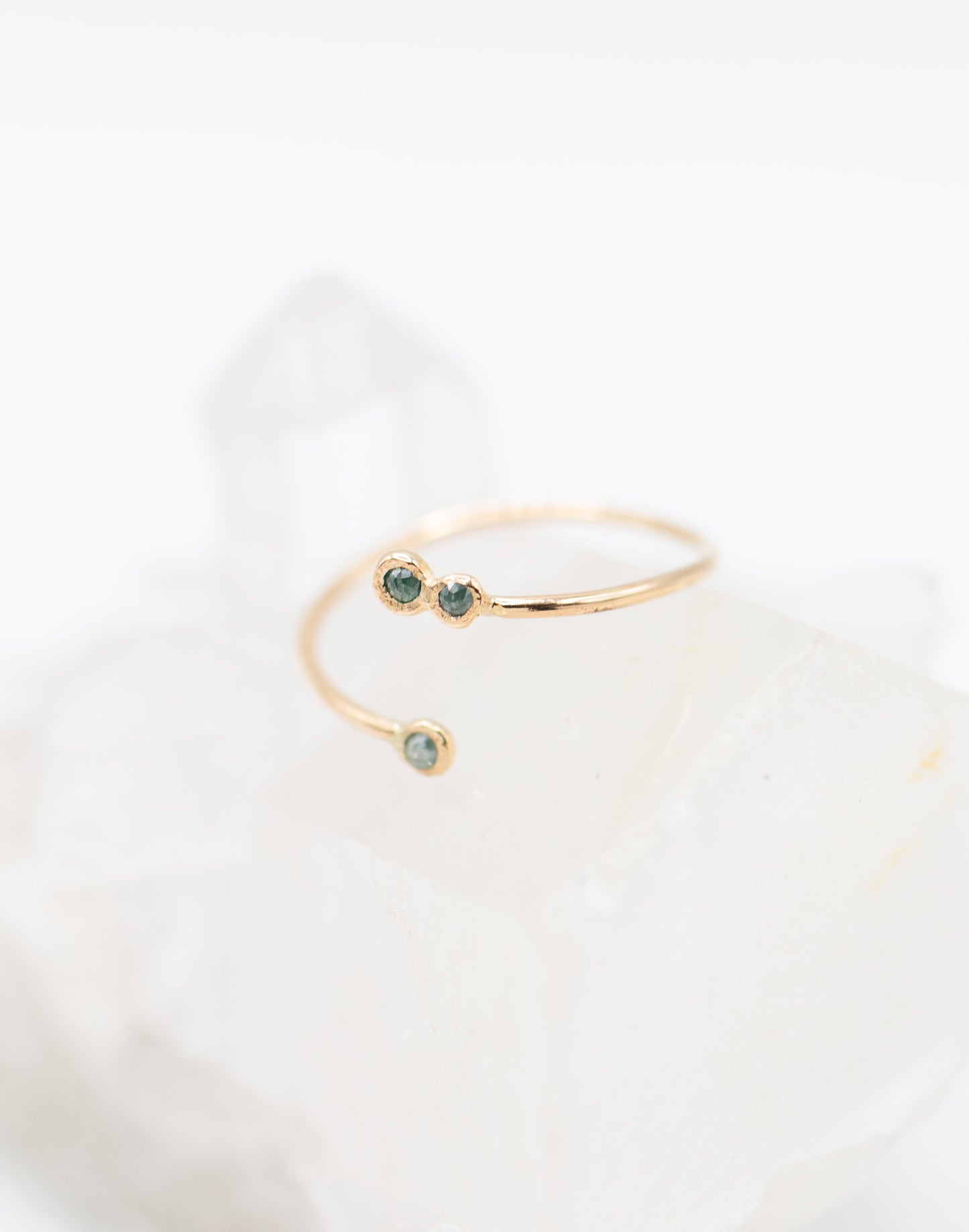 Blue Diamonds Ring