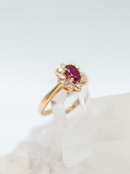 Vintage Ruby Ring