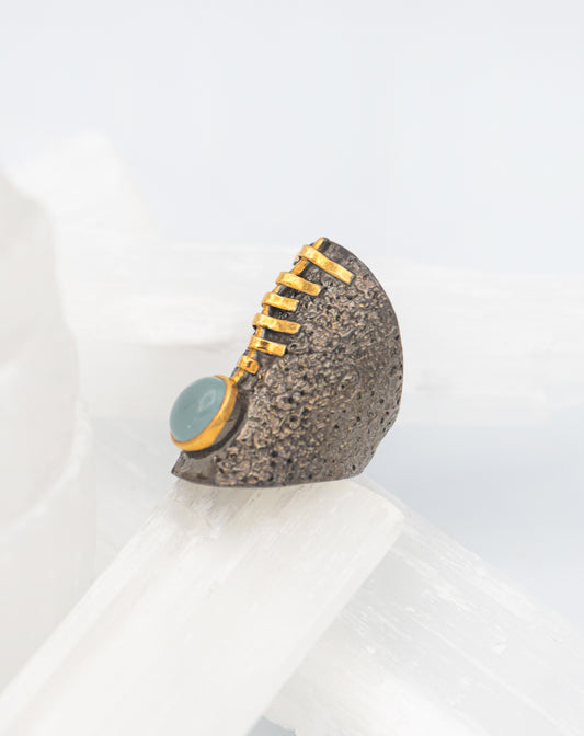 Aquamarine Statement Ring