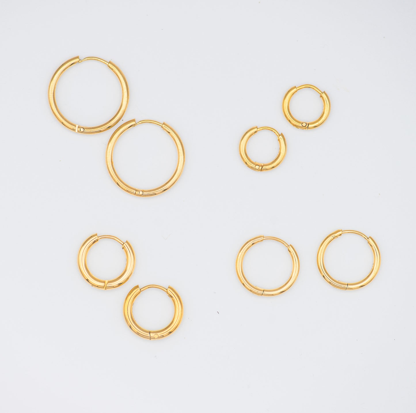 Aaden Gold Huggie Hoops