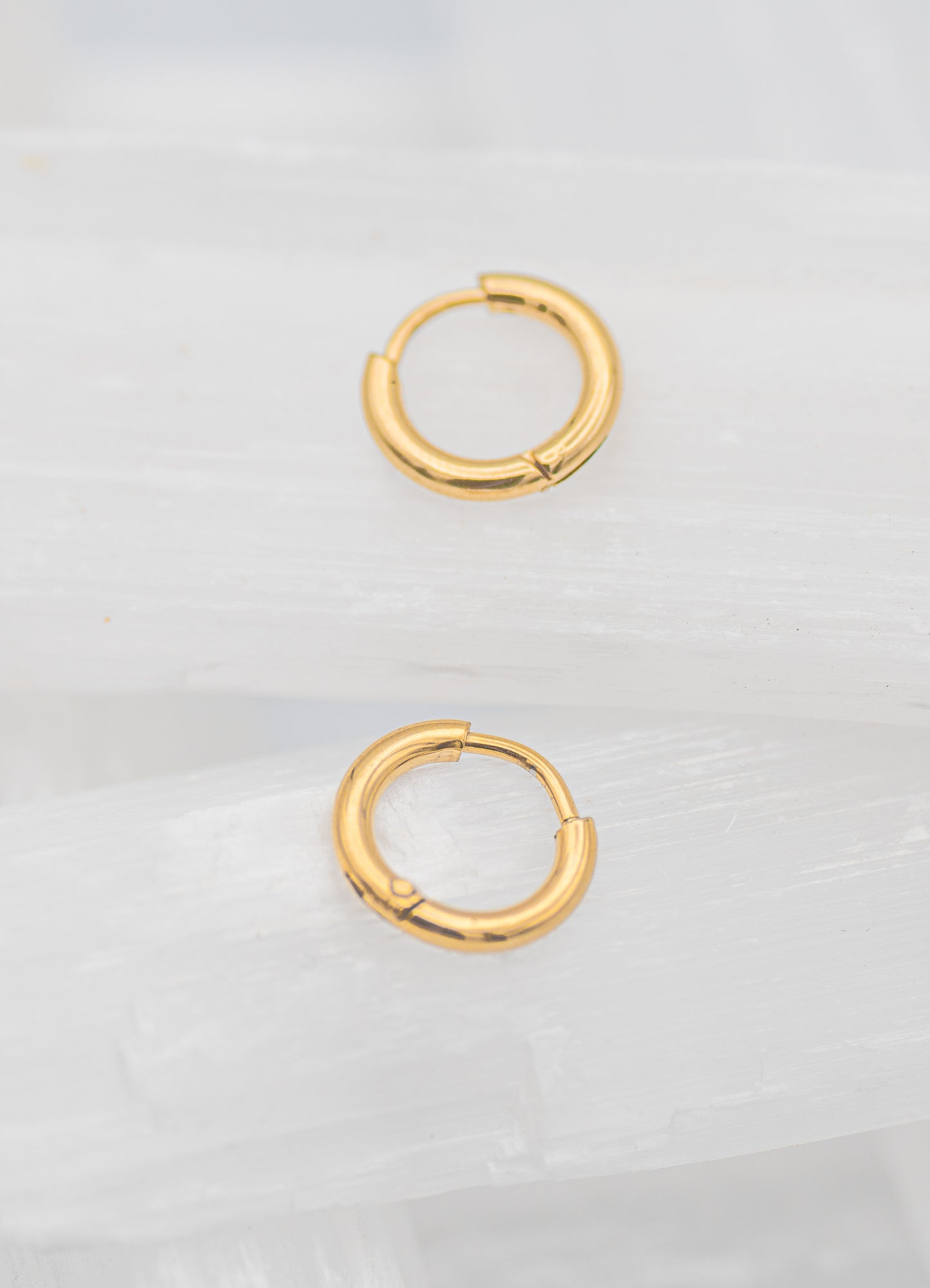Aaden Gold Huggie Hoops