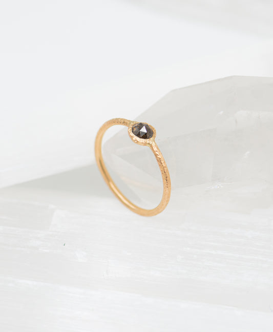 Brown Salt & Pepper Diamond Ring