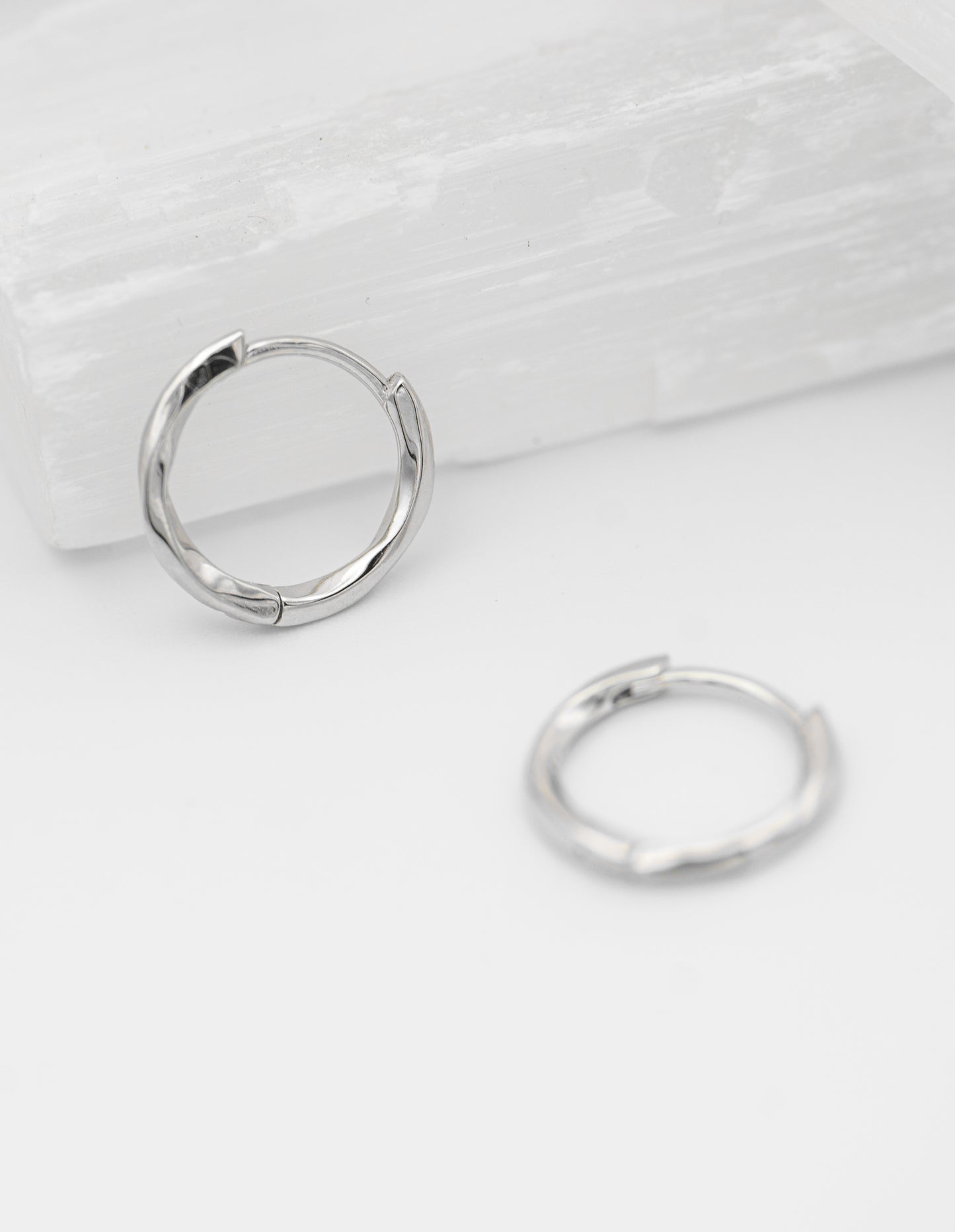 Frances Spinal Huggie Earrings