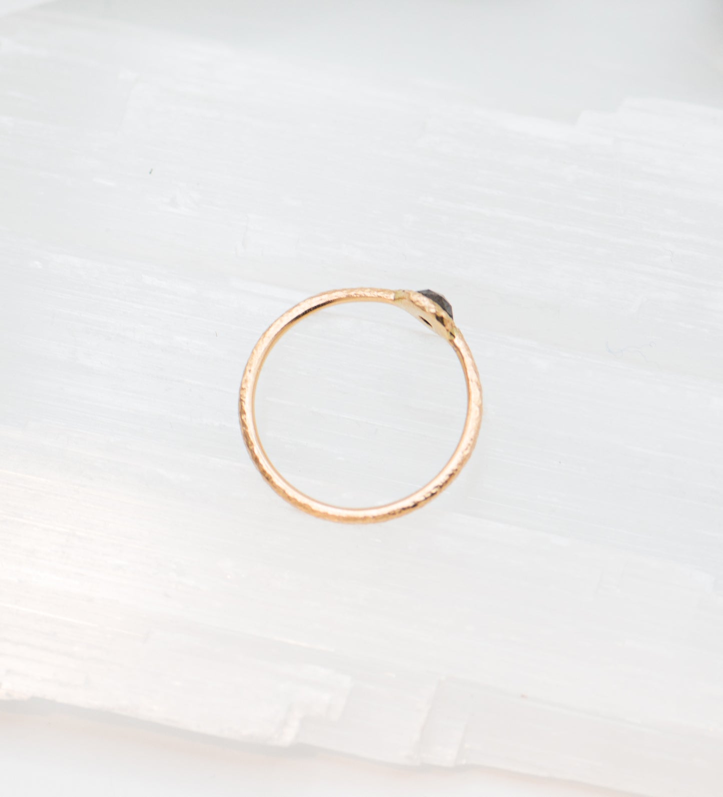 Brown Salt & Pepper Diamond Ring