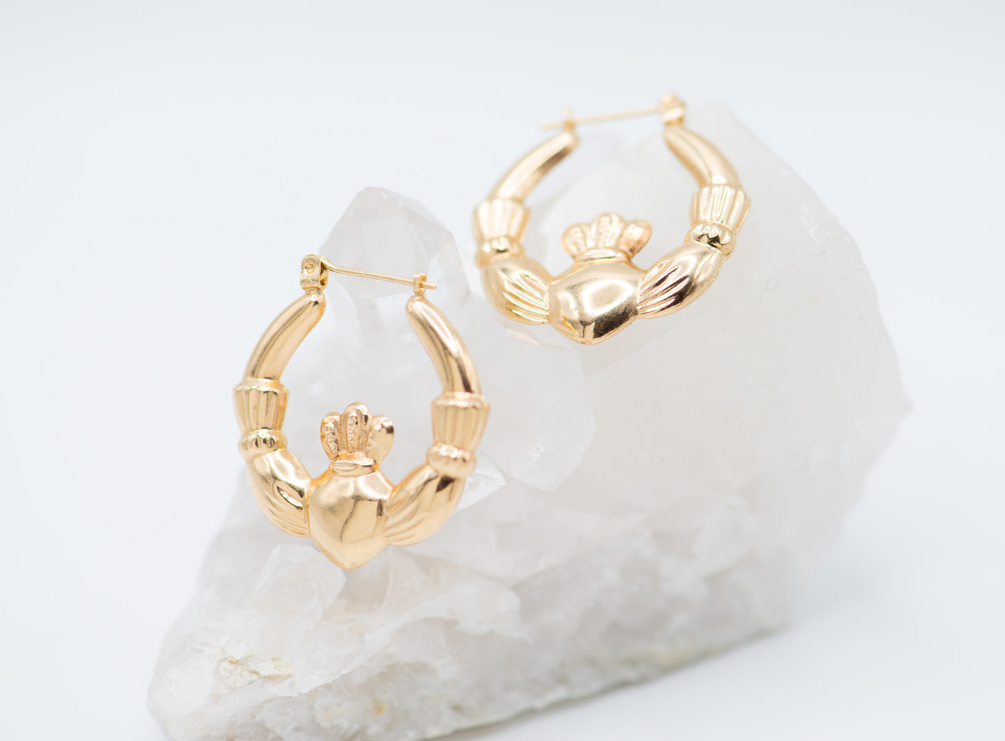 Claddagh Hoops