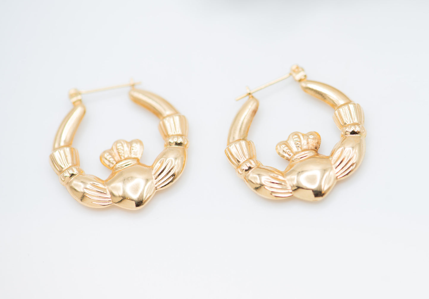 Claddagh Hoops