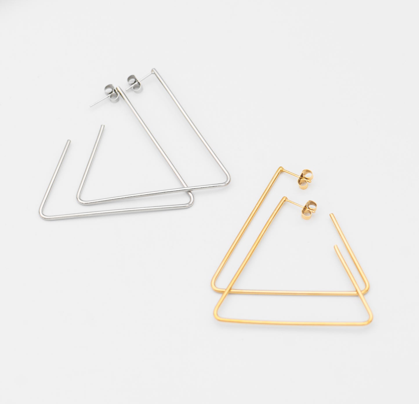 Cammi Triangle Hoops