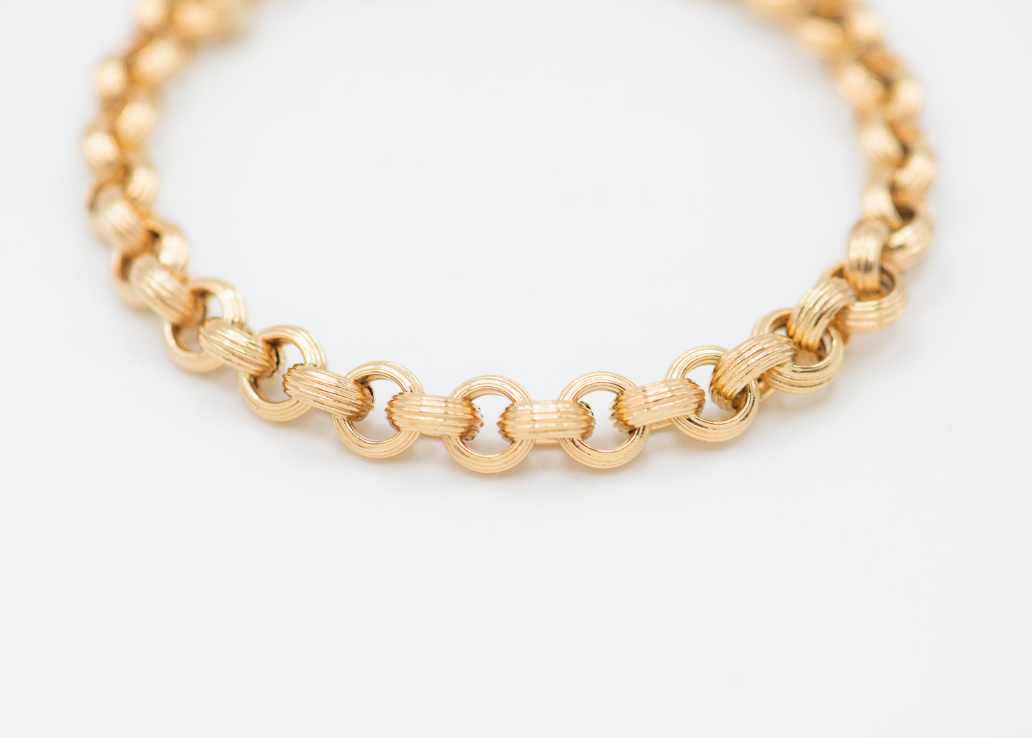 14K Chunky Vintage Bracelet