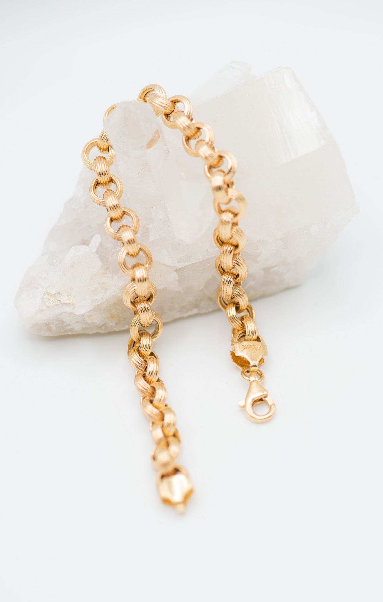 14K Chunky Vintage Bracelet