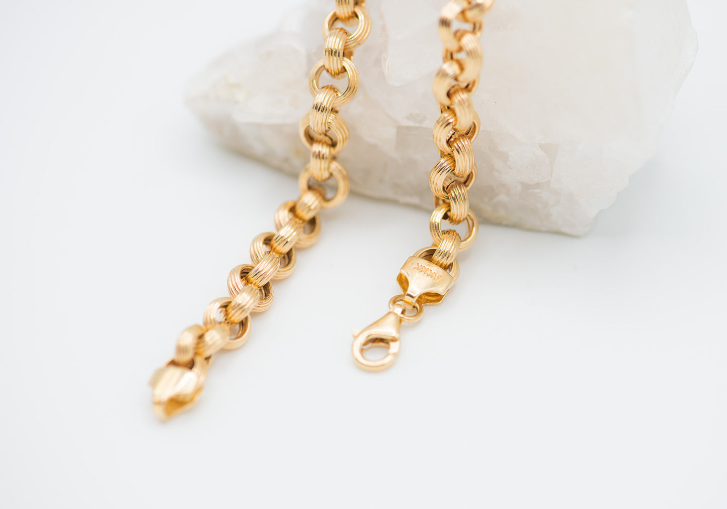 14K Chunky Vintage Bracelet