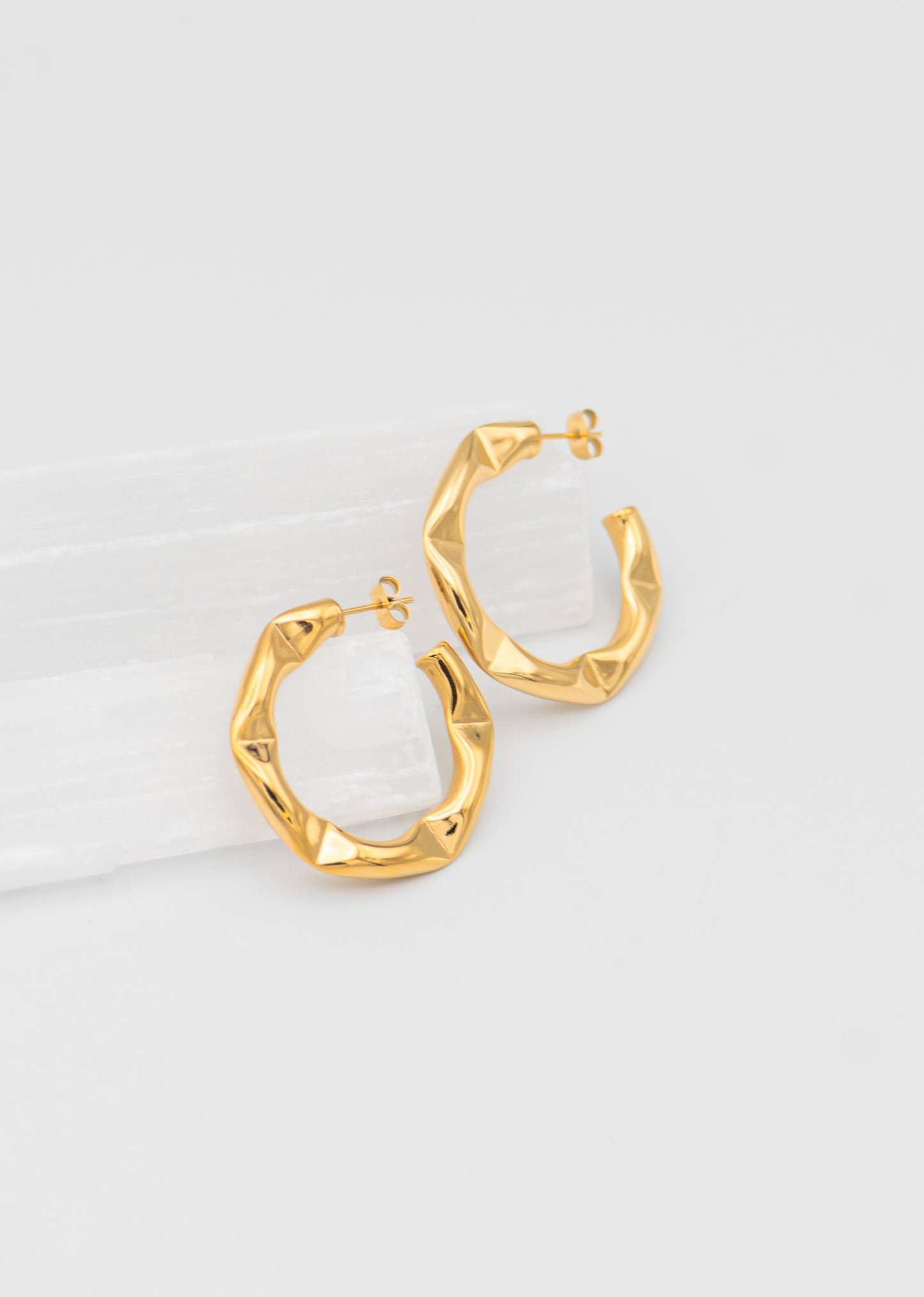 Augustus Dented Hoops