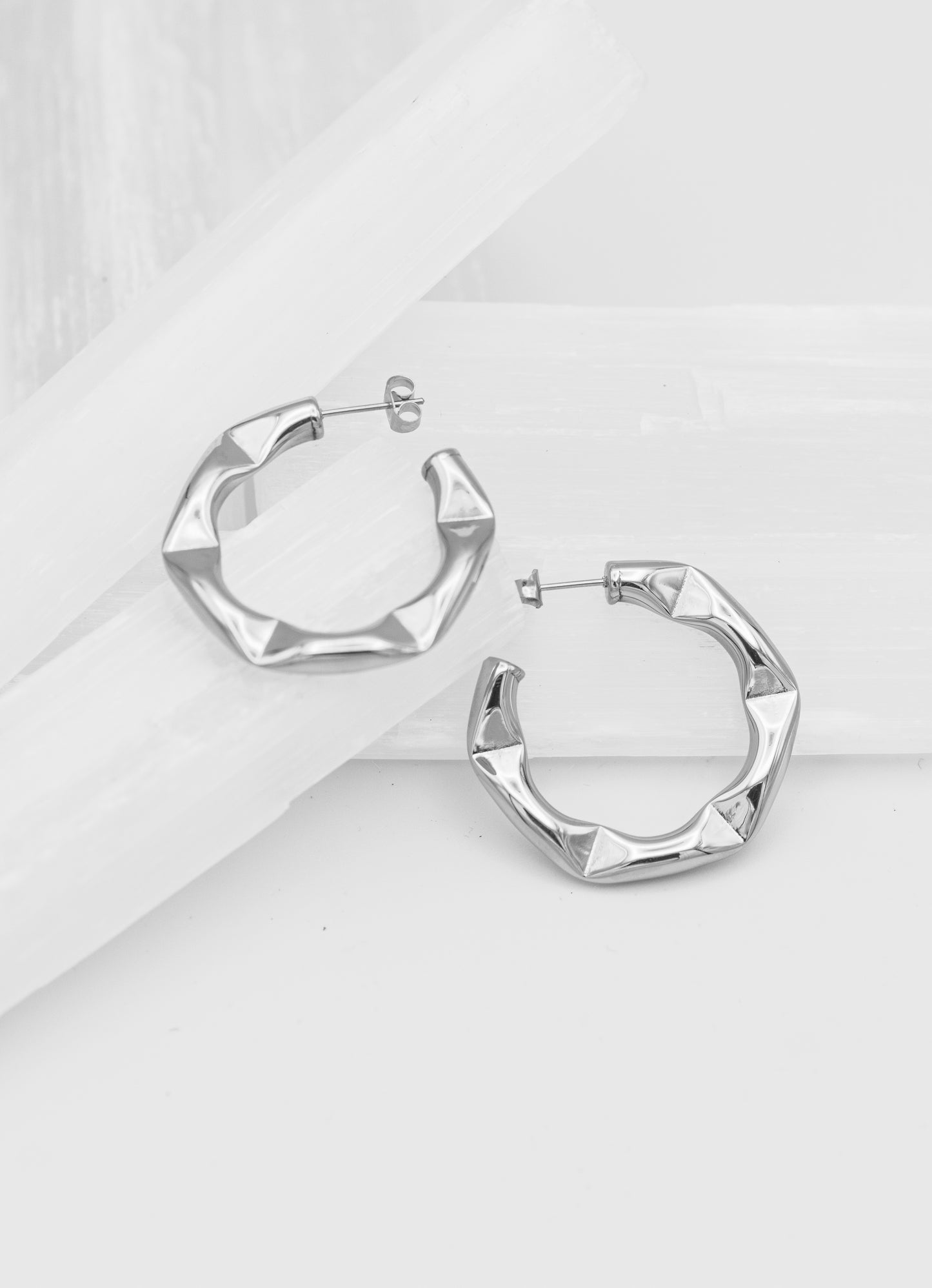 Augustus Dented Hoops