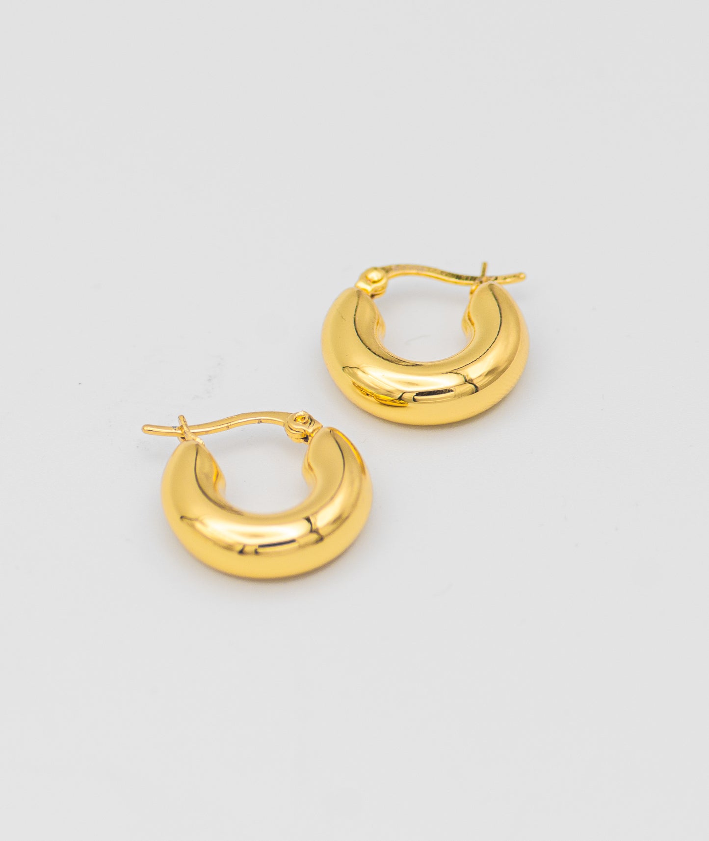 Amber Chunky Hoops