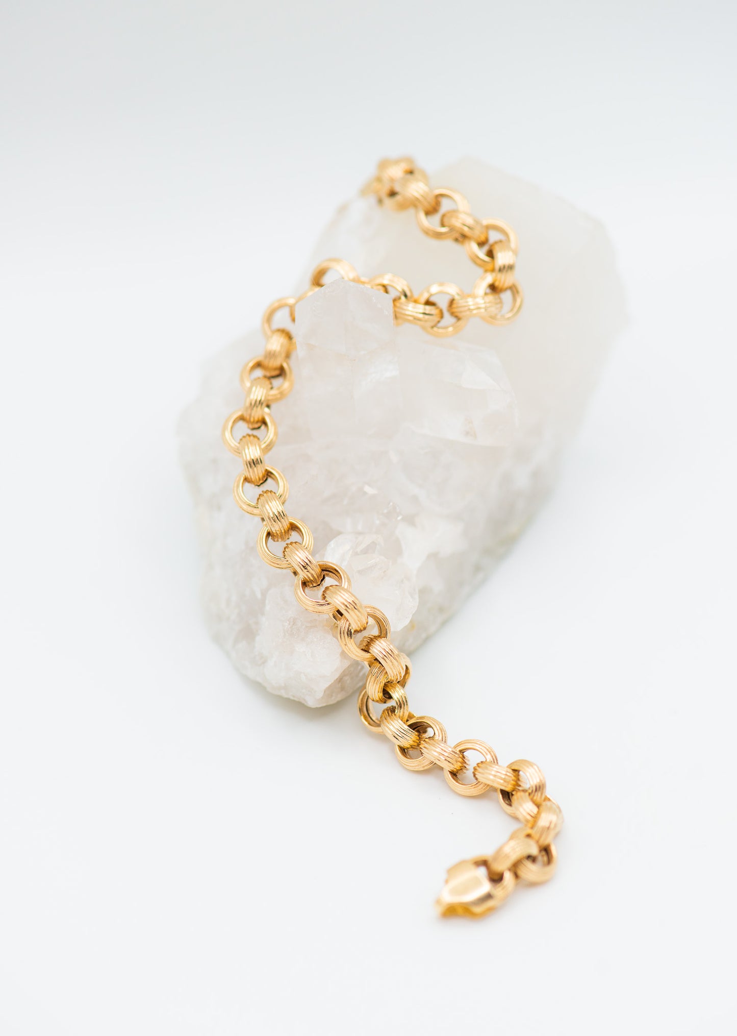 14K Chunky Vintage Bracelet