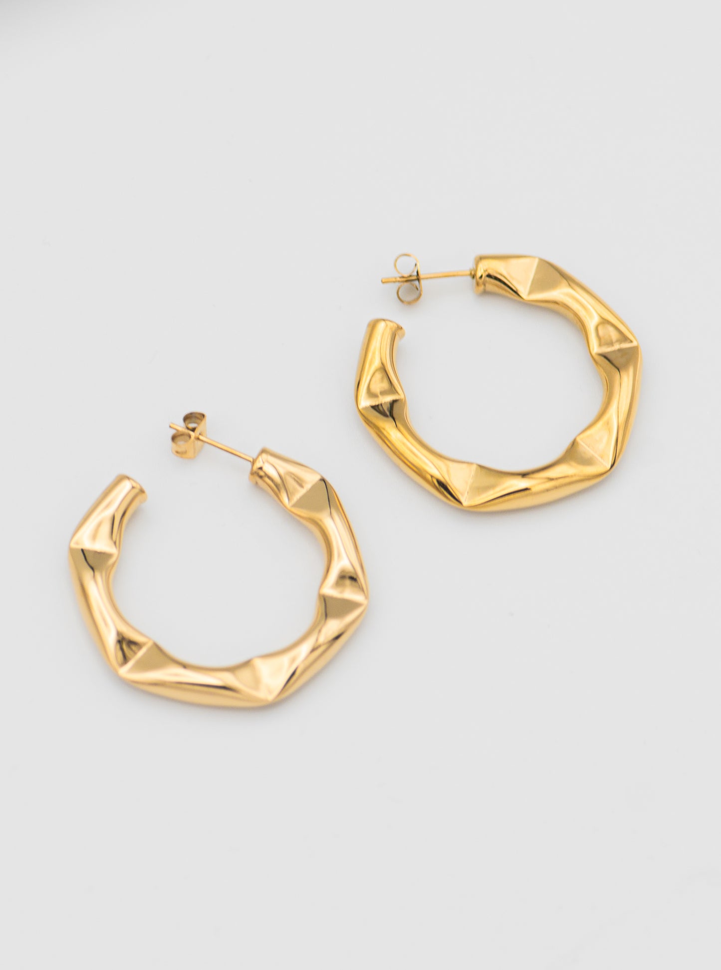 Augustus Dented Hoops