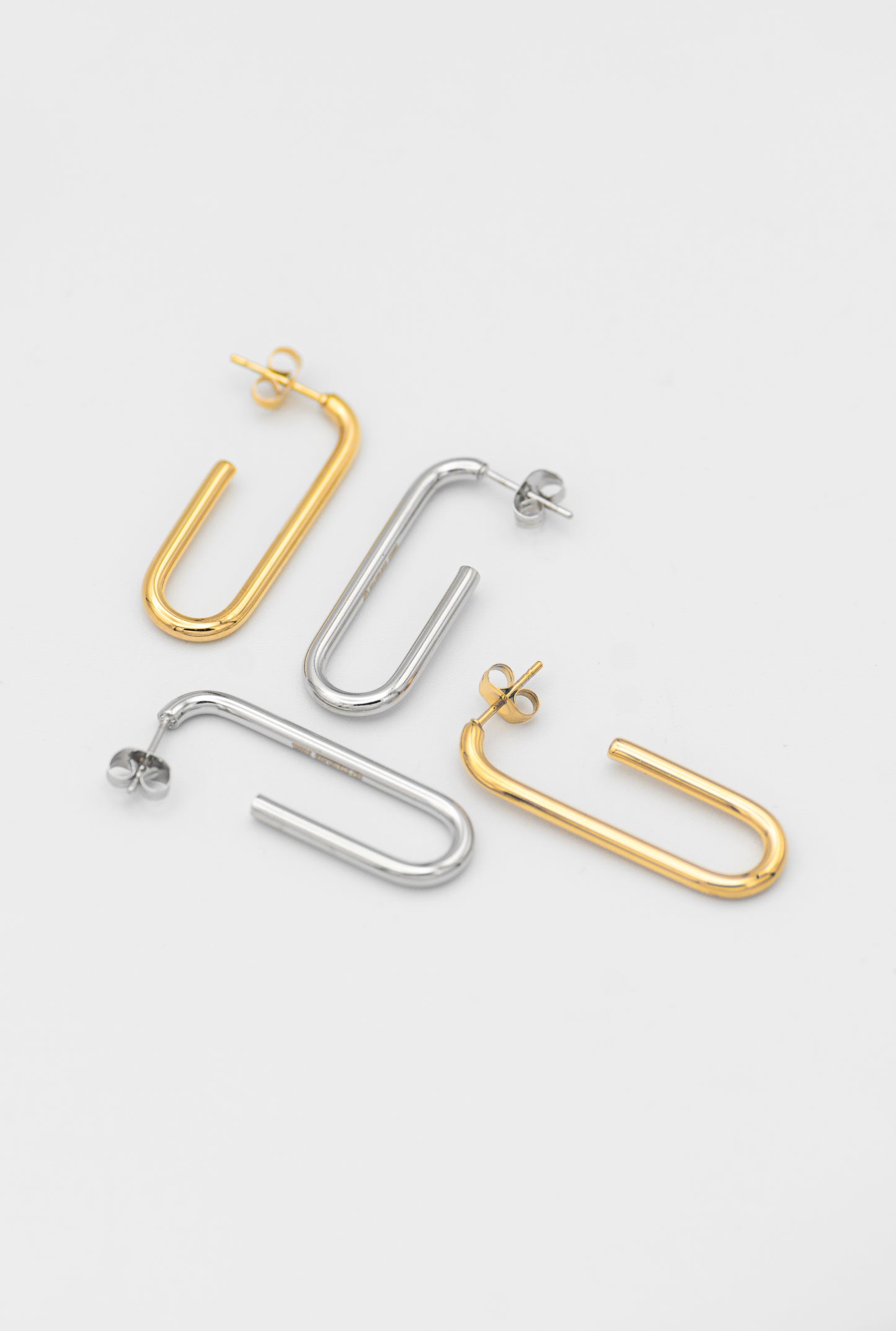 Matteo Paperclip Hoops