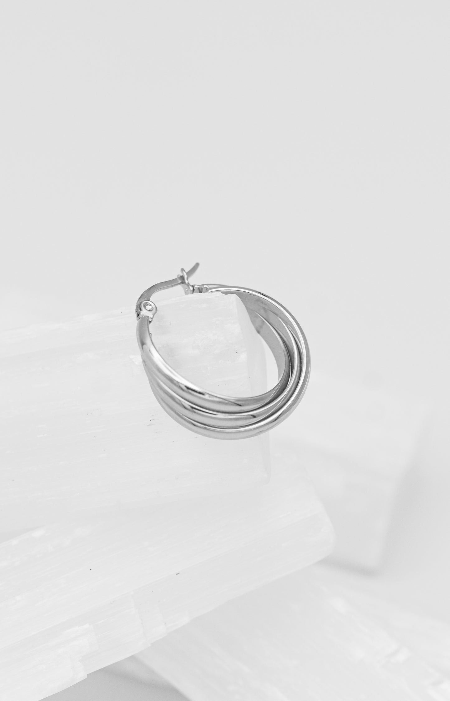 Terry Twisted Hoops