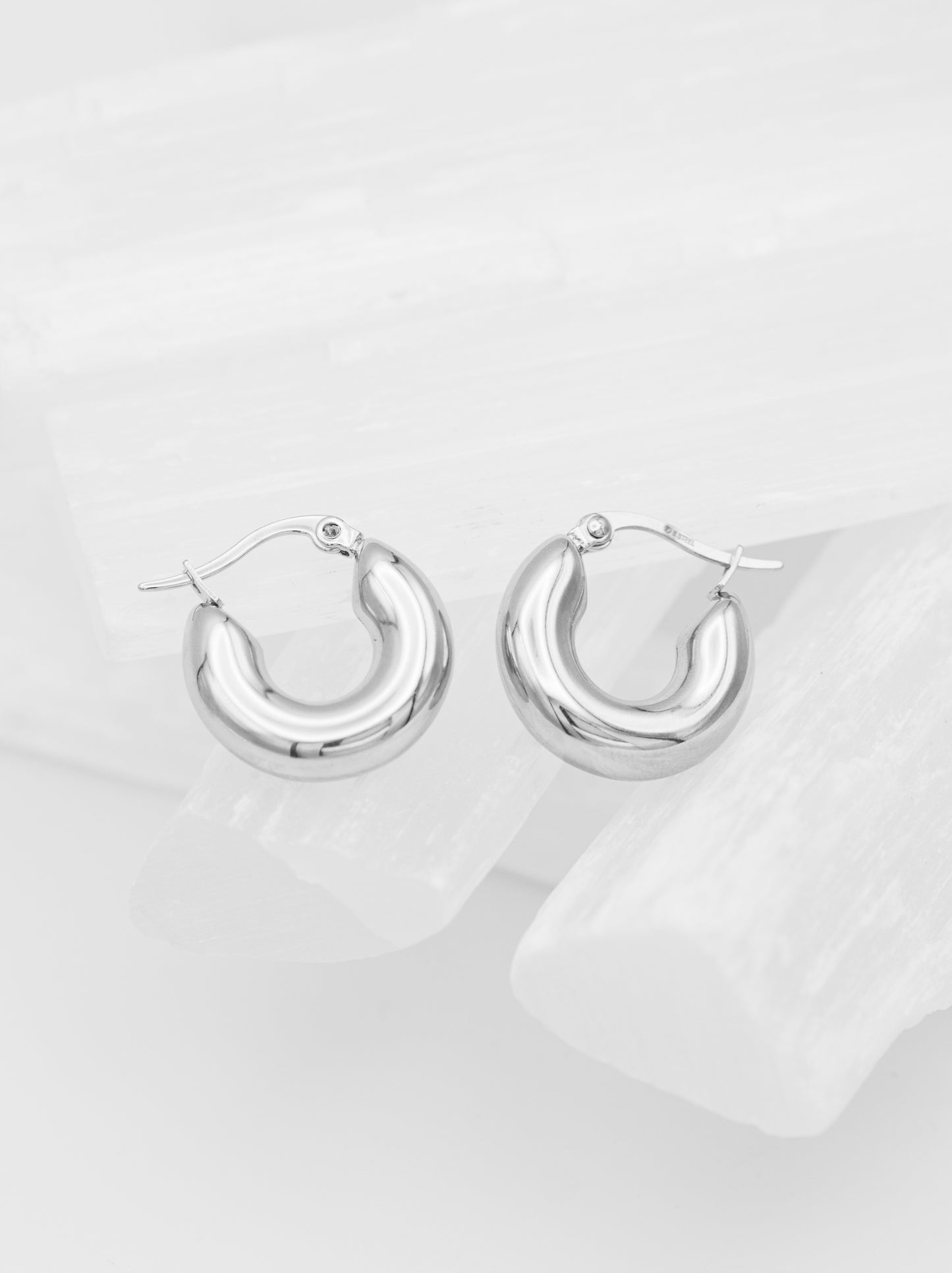 Amber Chunky Hoops