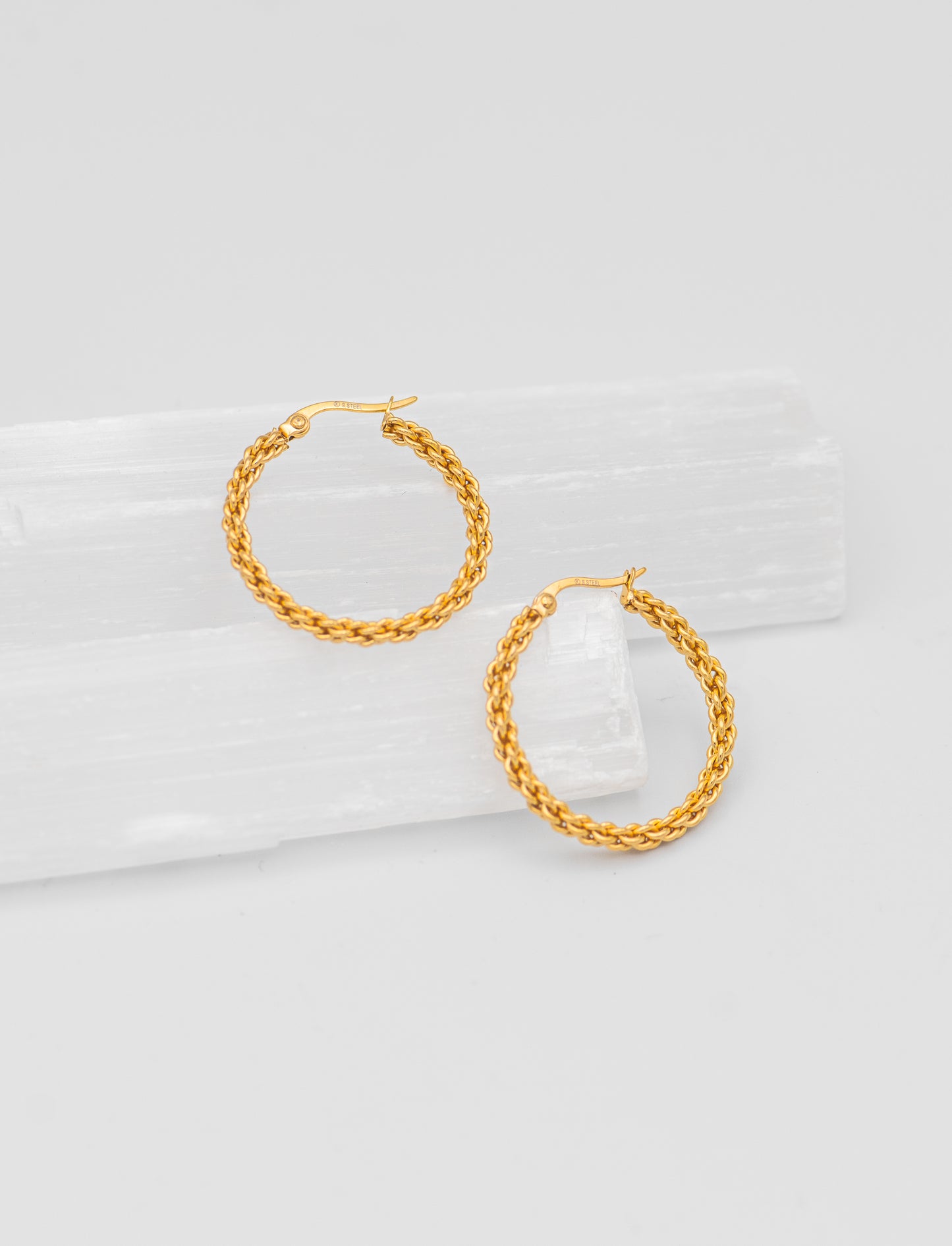 Grant Braided Hoops