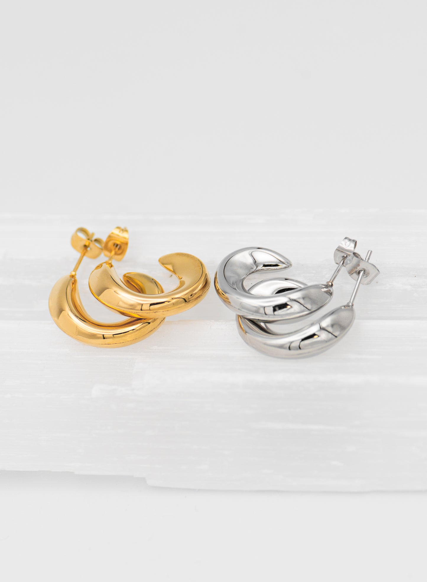 Joy Chunky Edge Earrings