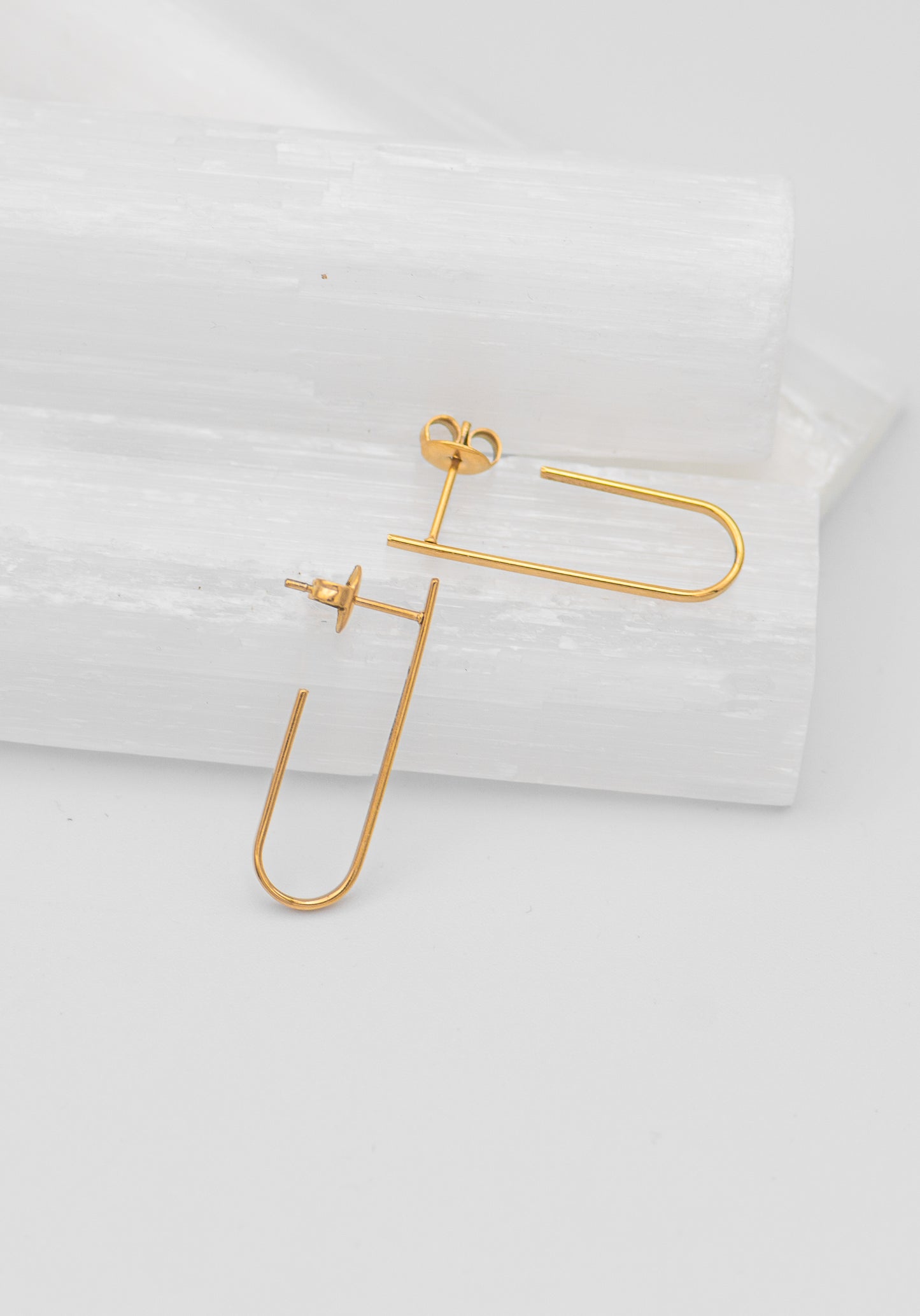 Jazz Paperclip Hoops