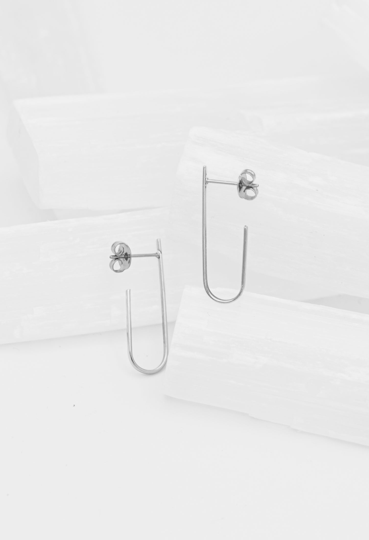 Jazz Paperclip Hoops
