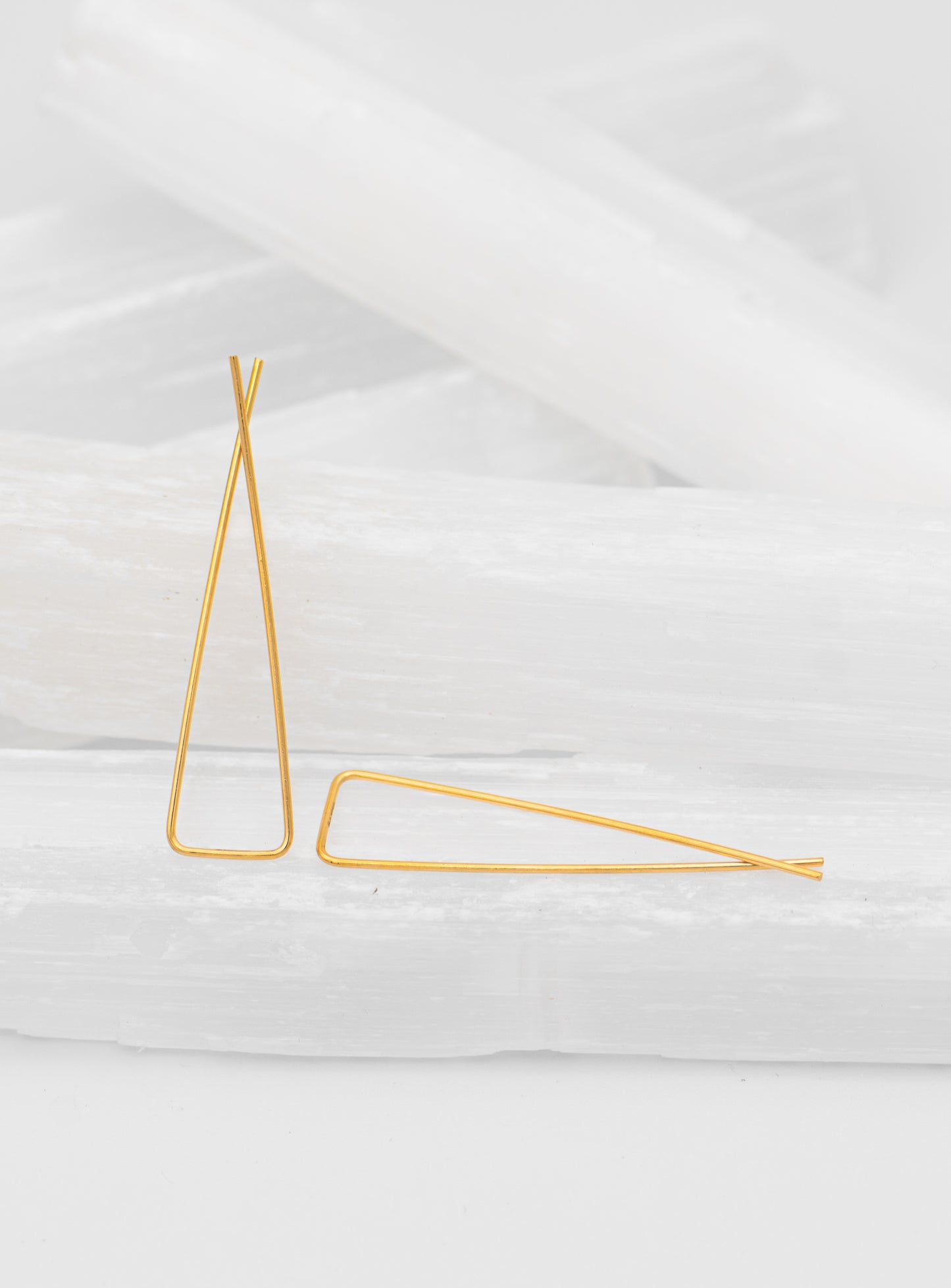 Rachel Threader Fish Hoops