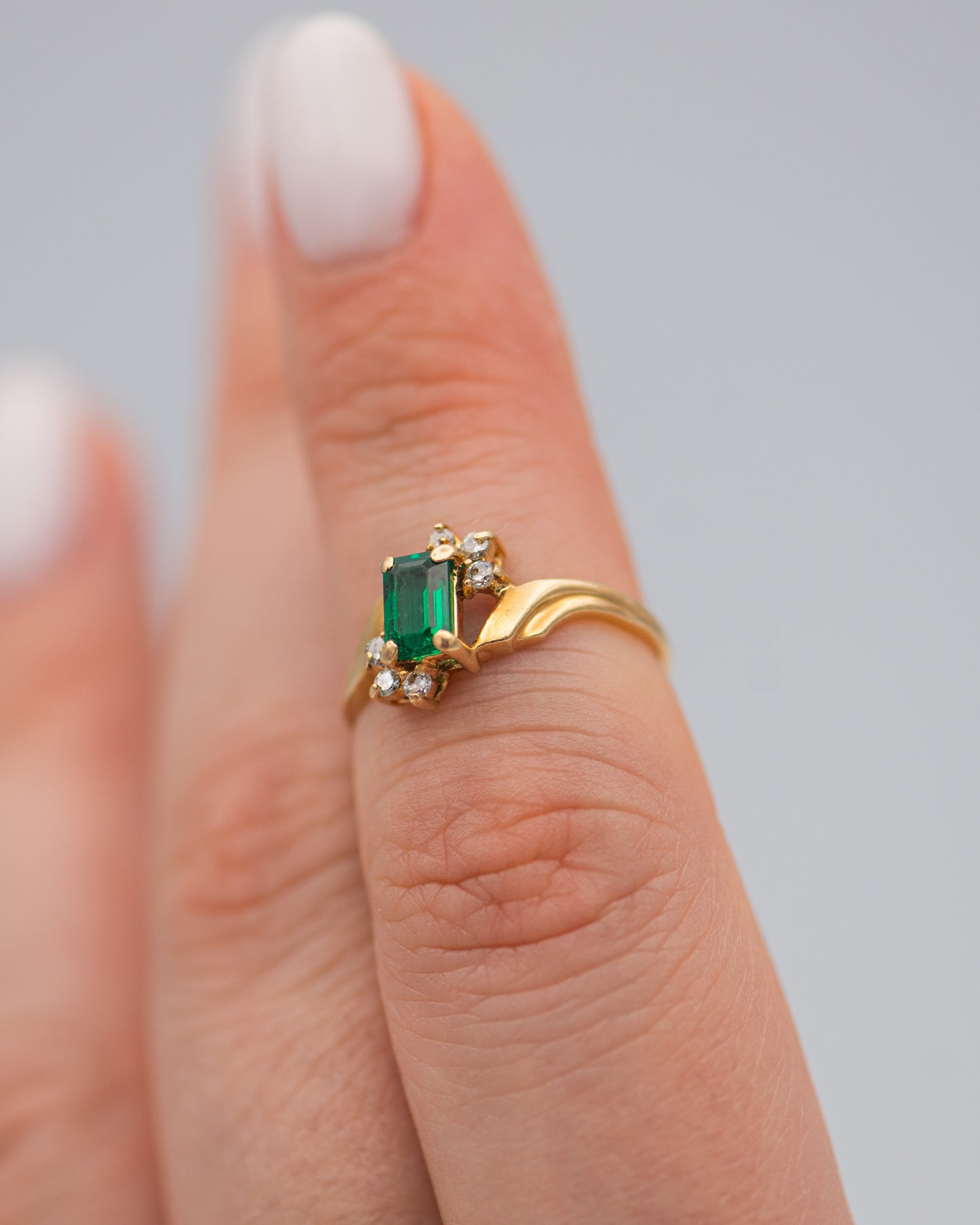70's Ring in Green 0089