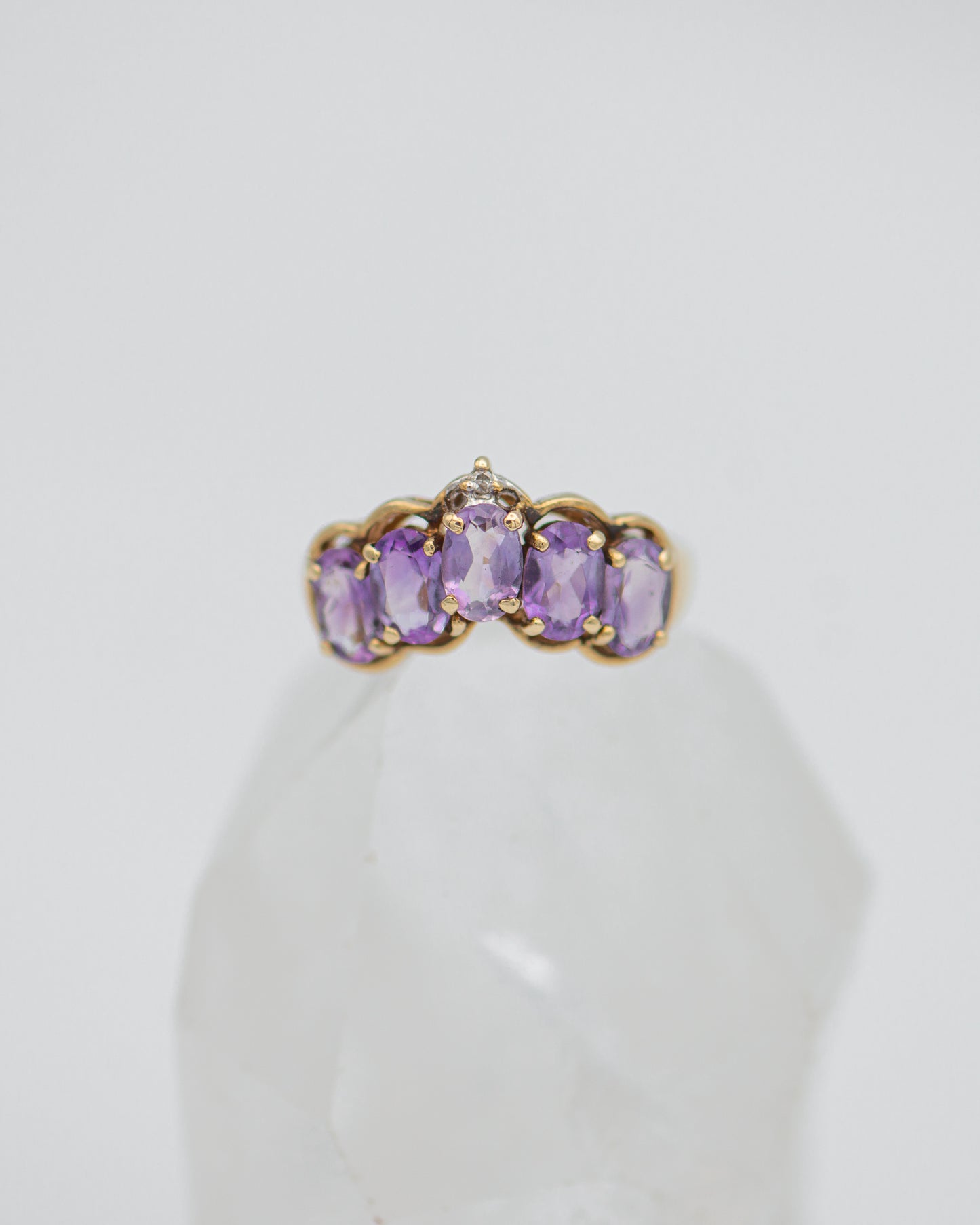 Amethyst Tiara Ring 0046