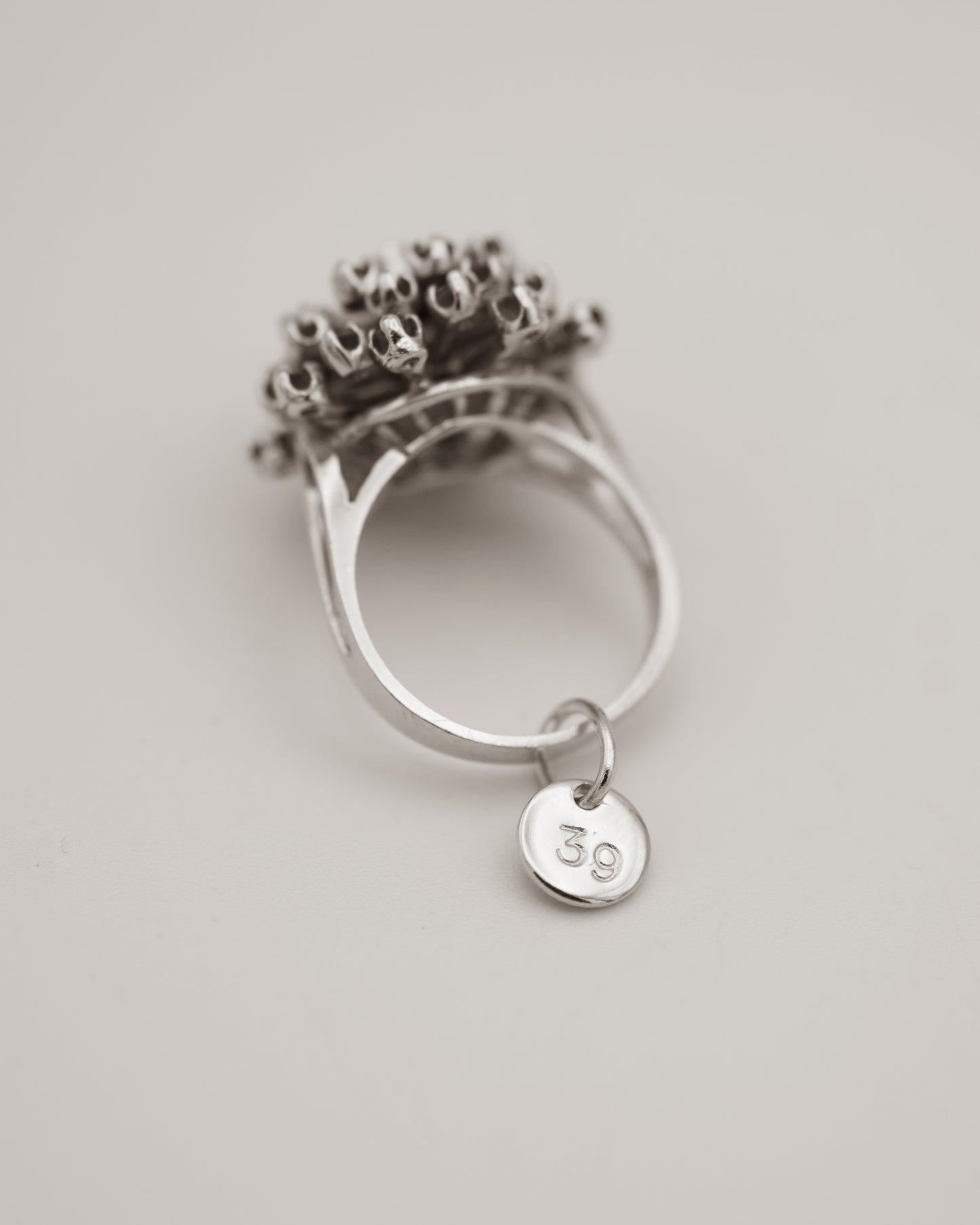 Ruby Flower Ring 0039