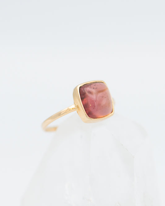 Large Pink Tourmaline Ring 0026